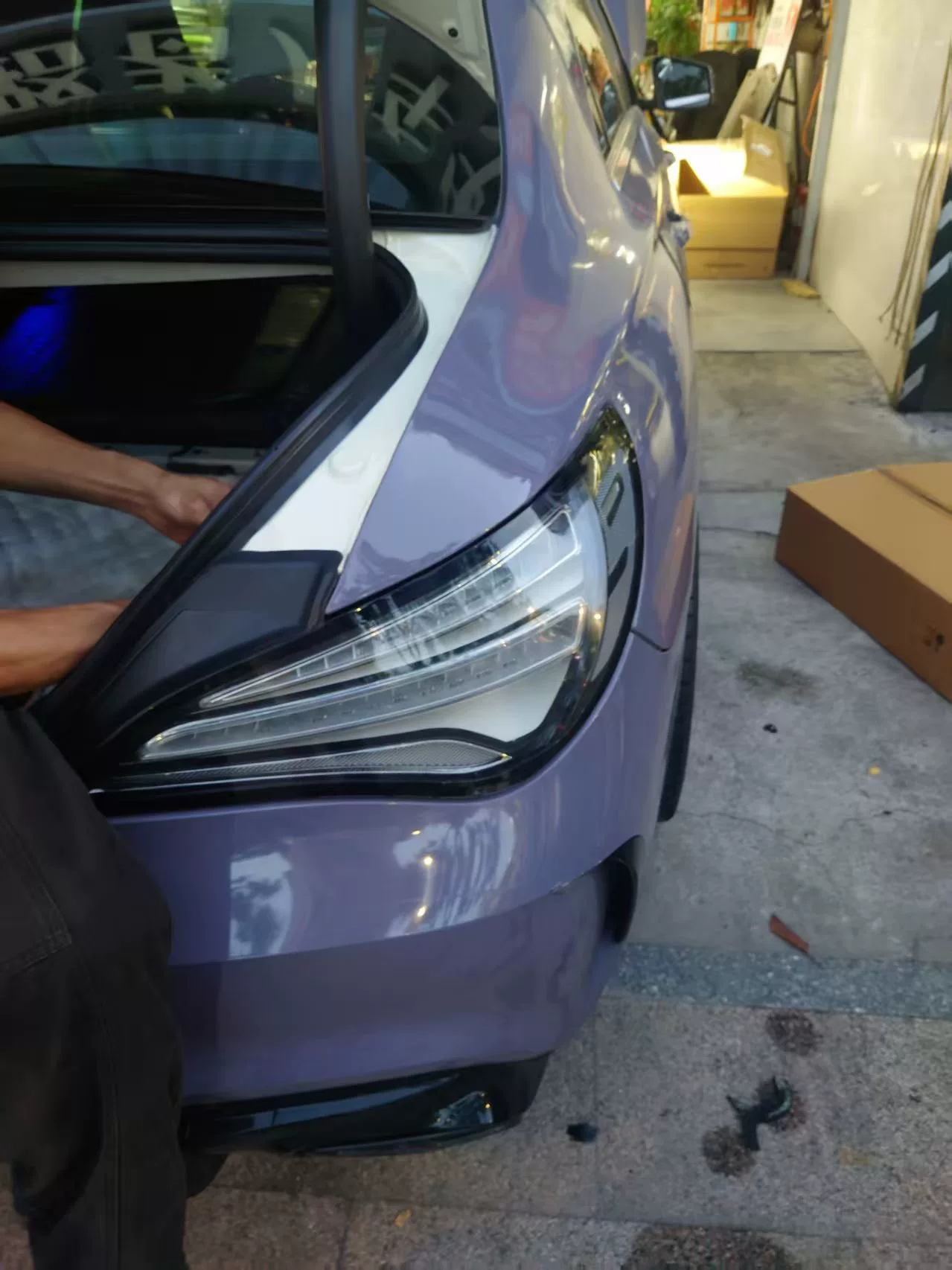 Mercedes-Benz CLA-Class (C117) 2013-2019 Luzes Traseiras LED Blackout – Atualização Plug & Play
