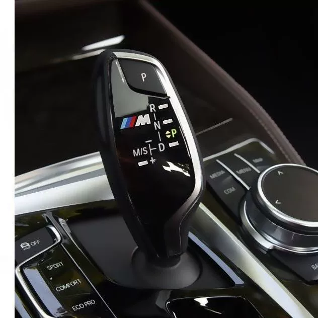 Capa de acabamento para alavanca de câmbio da BMW para os modelos Série 3, Série 5, Série 7, X1, X3, X5 e M – Upgrade esportivo para o interior