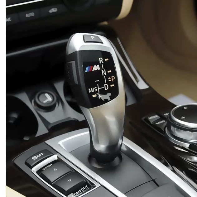 Capa de acabamento para alavanca de câmbio da BMW para os modelos Série 3, Série 5, Série 7, X1, X3, X5 e M – Upgrade esportivo para o interior