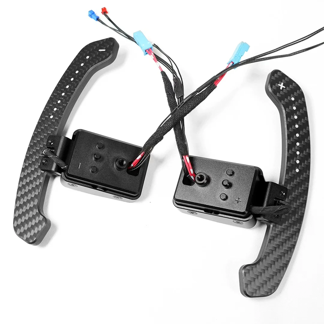 Magnetic LED Paddle Shifters for BMW – Customizable RGB Lighting, Plug-and-Play Installation