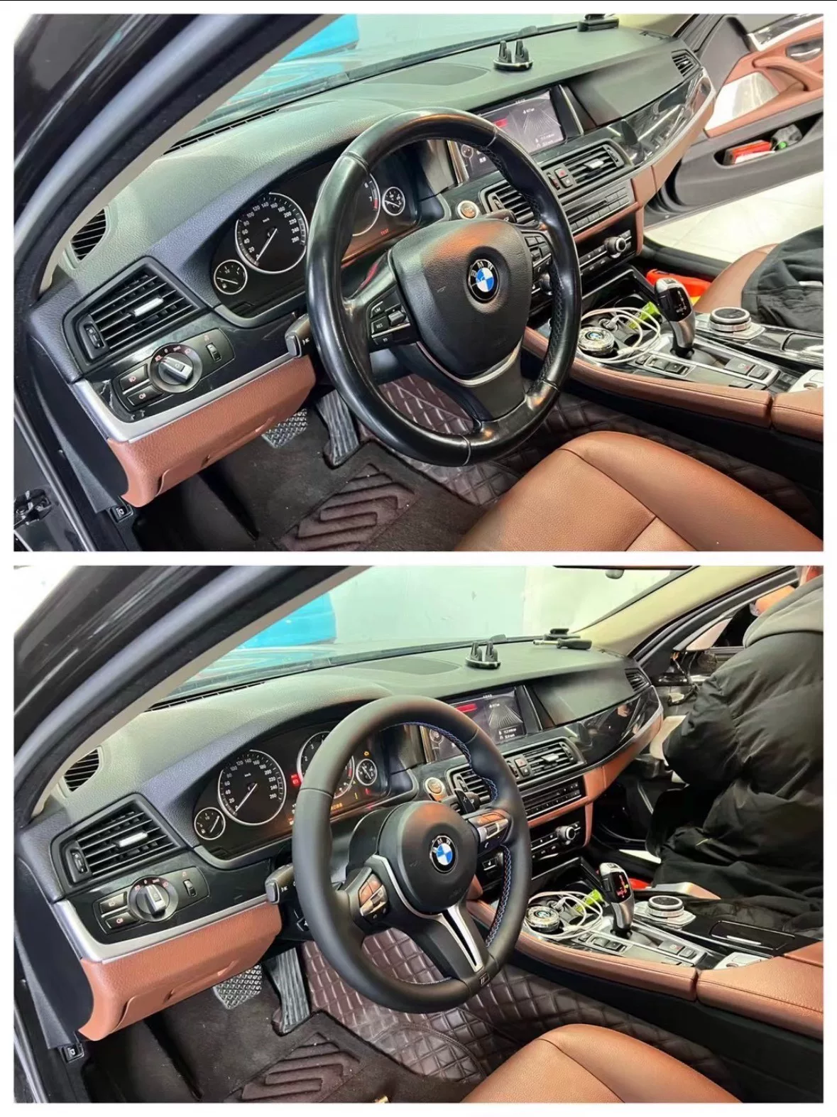 BMW Split-Spoke Steering Wheel Assembly (Carbon Fiber & Leather Options)
