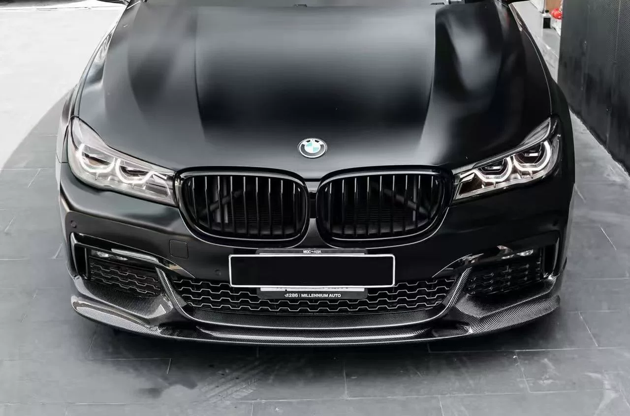Carbon Fiber Front Lip Spoiler for BMW 7 Series G11/G12 (2016–2019) Sport Package Models