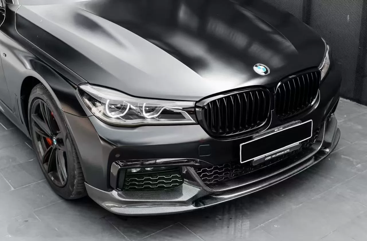 Carbon Fiber Front Lip Spoiler for BMW 7 Series G11/G12 (2016–2019) Sport Package Models