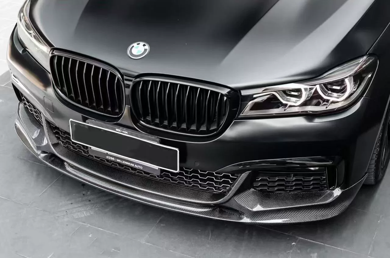 Carbon Fiber Front Lip Spoiler for BMW 7 Series G11/G12 (2016–2019) Sport Package Models