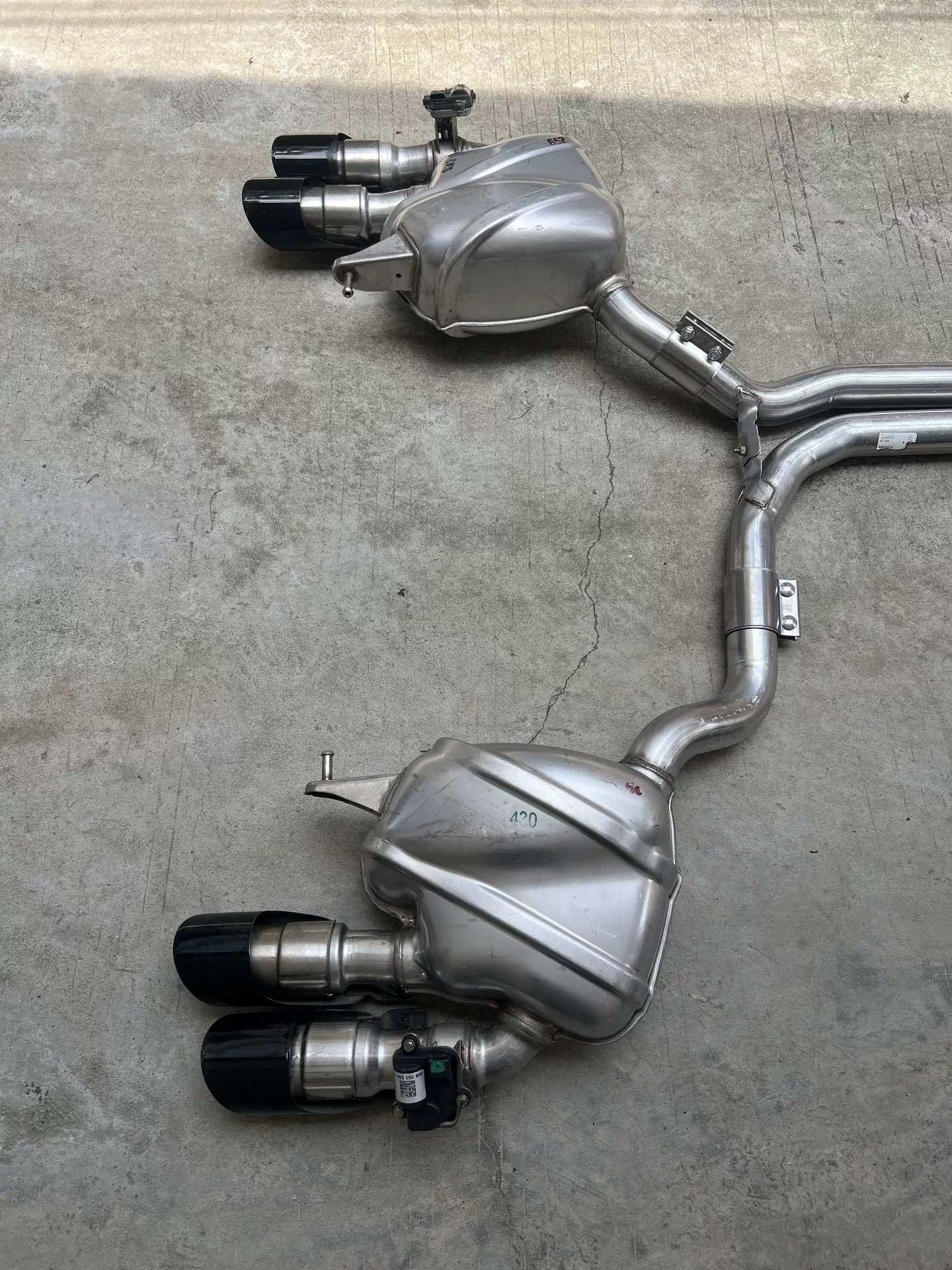 Porsche Macan (2019-2025) Genuine GTS Sport Exhaust System with Dual Chrome Tips