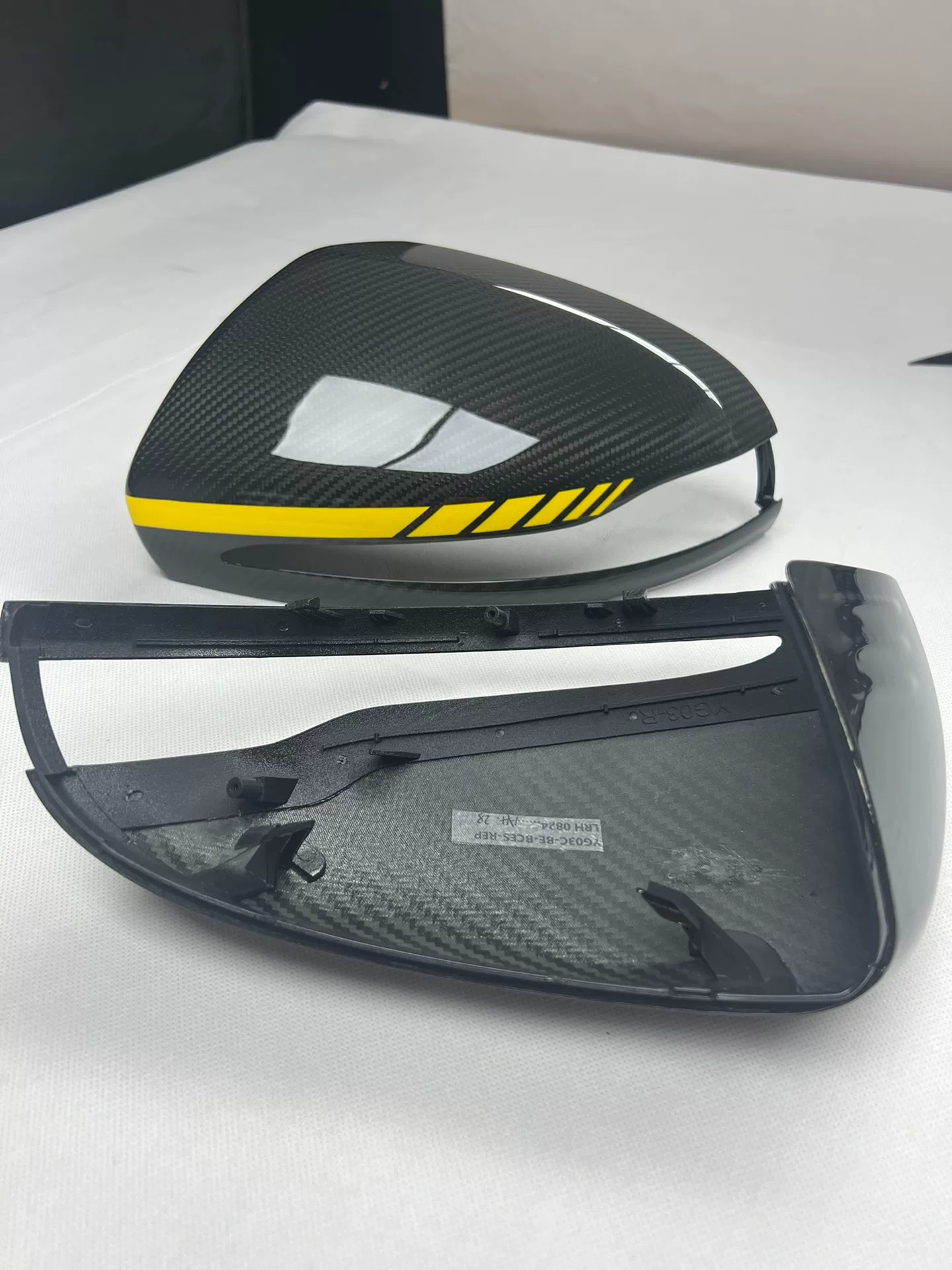 Mercedes-Benz Dry Carbon Fiber Side Mirror Covers for C-Class, E-Class, S-Class, AMG GT 4-Door, GLC, CLS, GLA, GLB