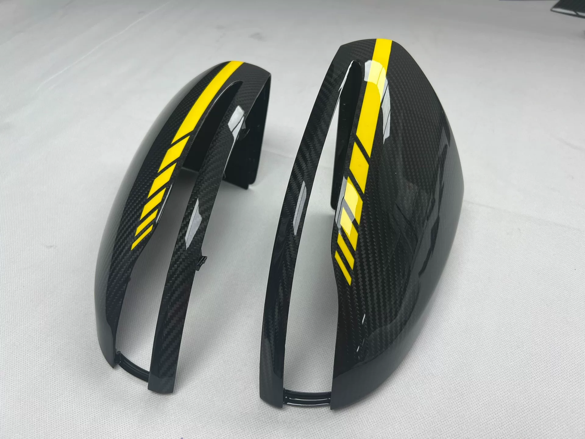 Mercedes-Benz Dry Carbon Fiber Side Mirror Covers for C-Class, E-Class, S-Class, AMG GT 4-Door, GLC, CLS, GLA, GLB