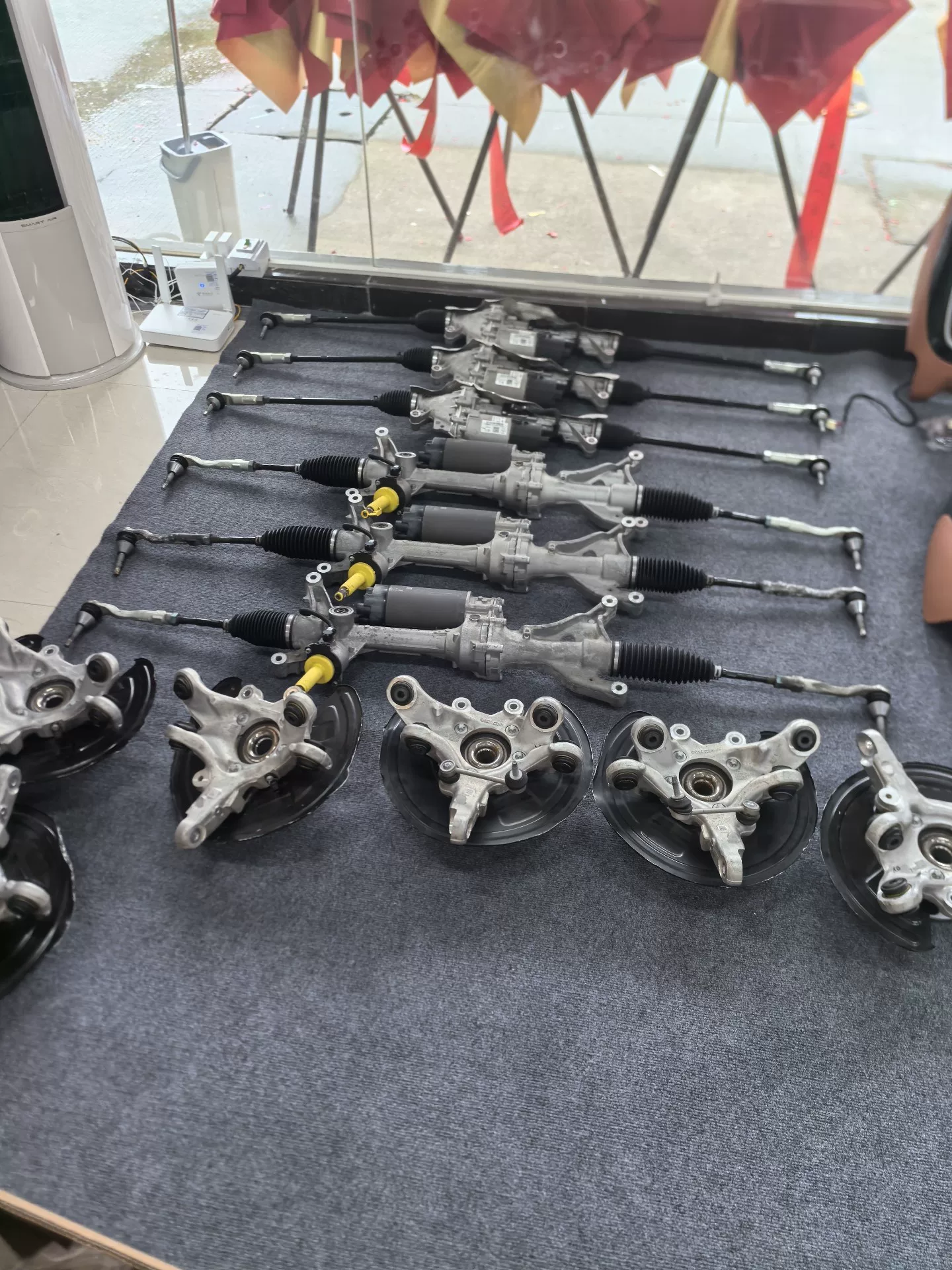 Genuine Mercedes-Benz W223 S-Class Rear-Axle Steering Rack Assembly (Front & Rear) – Tested & Fully Functional
