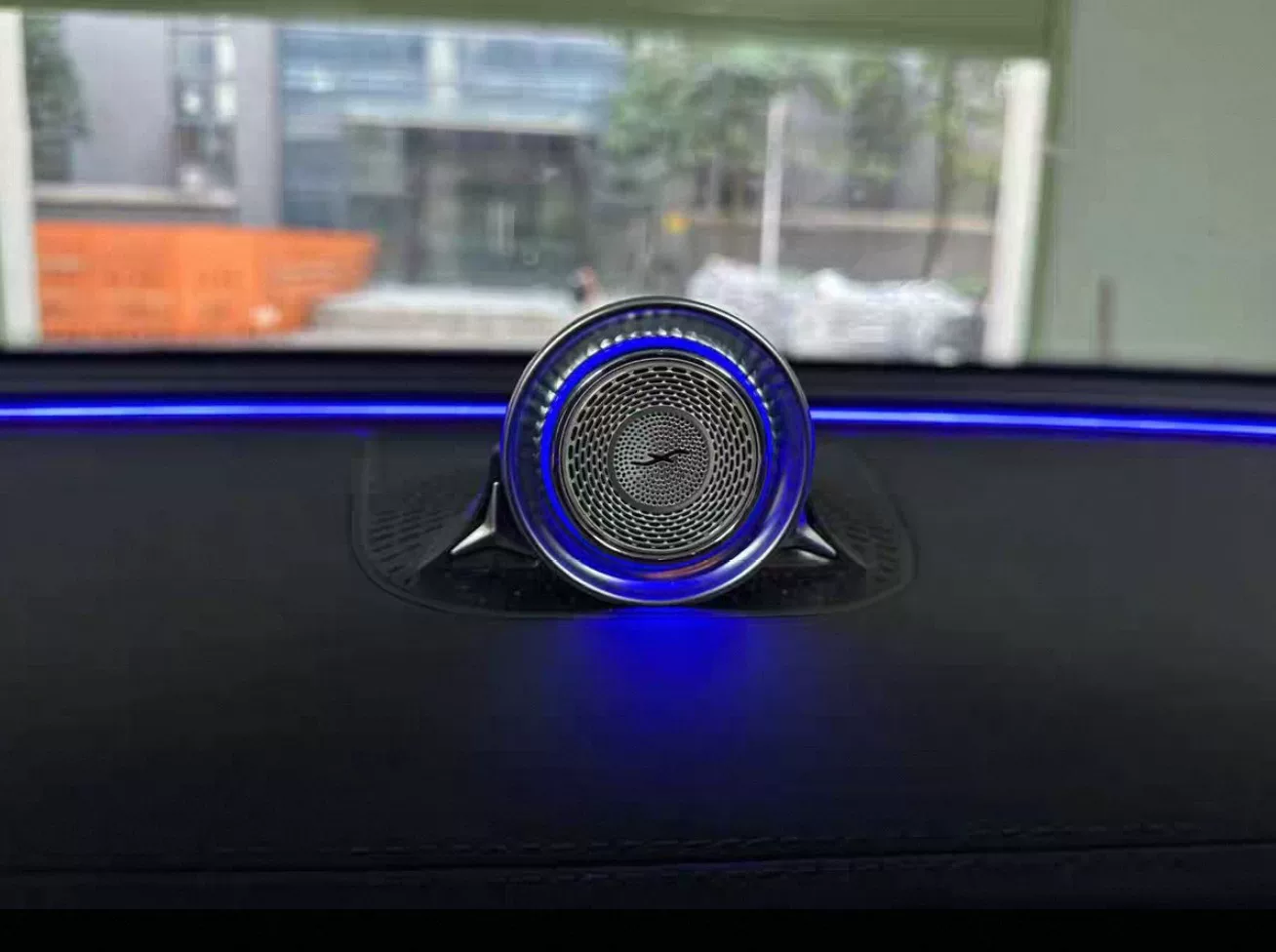 Mercedes-Benz W214 E-Class OEM-Style Rotating Center Speaker with 64-Color Ambient Lighting & High-Frequency Driver