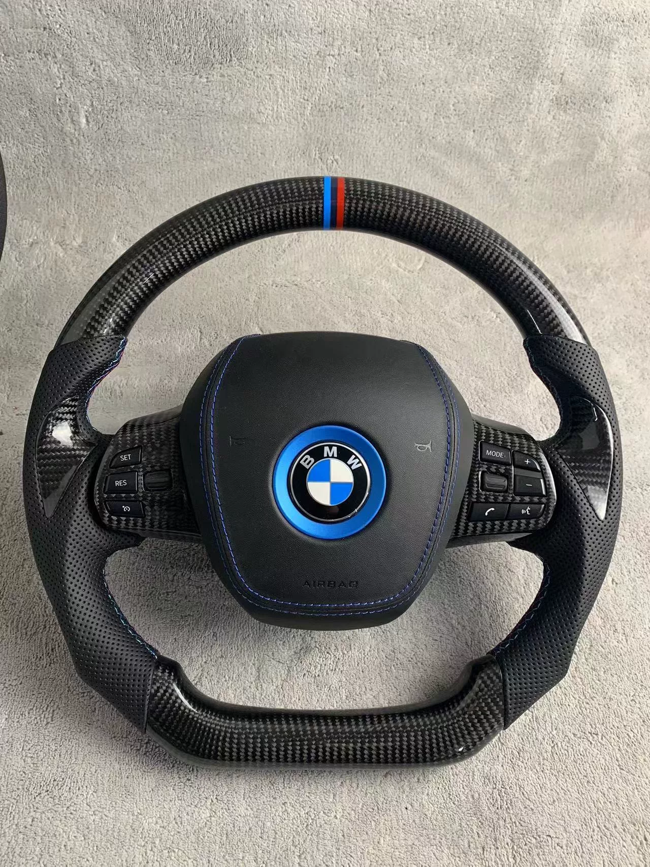 BMW i3 Carbon Fiber Steering Wheel Upgrade