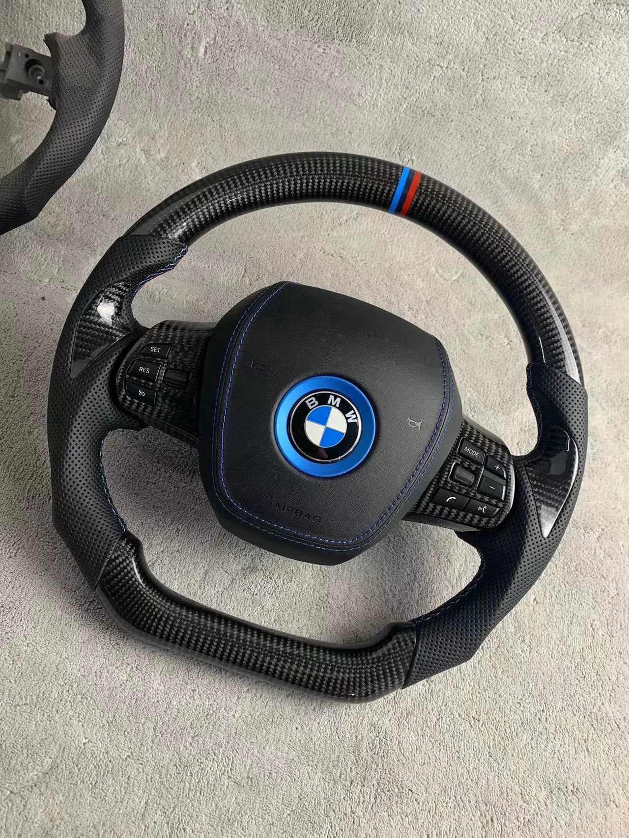 BMW i3 Carbon Fiber Steering Wheel Upgrade