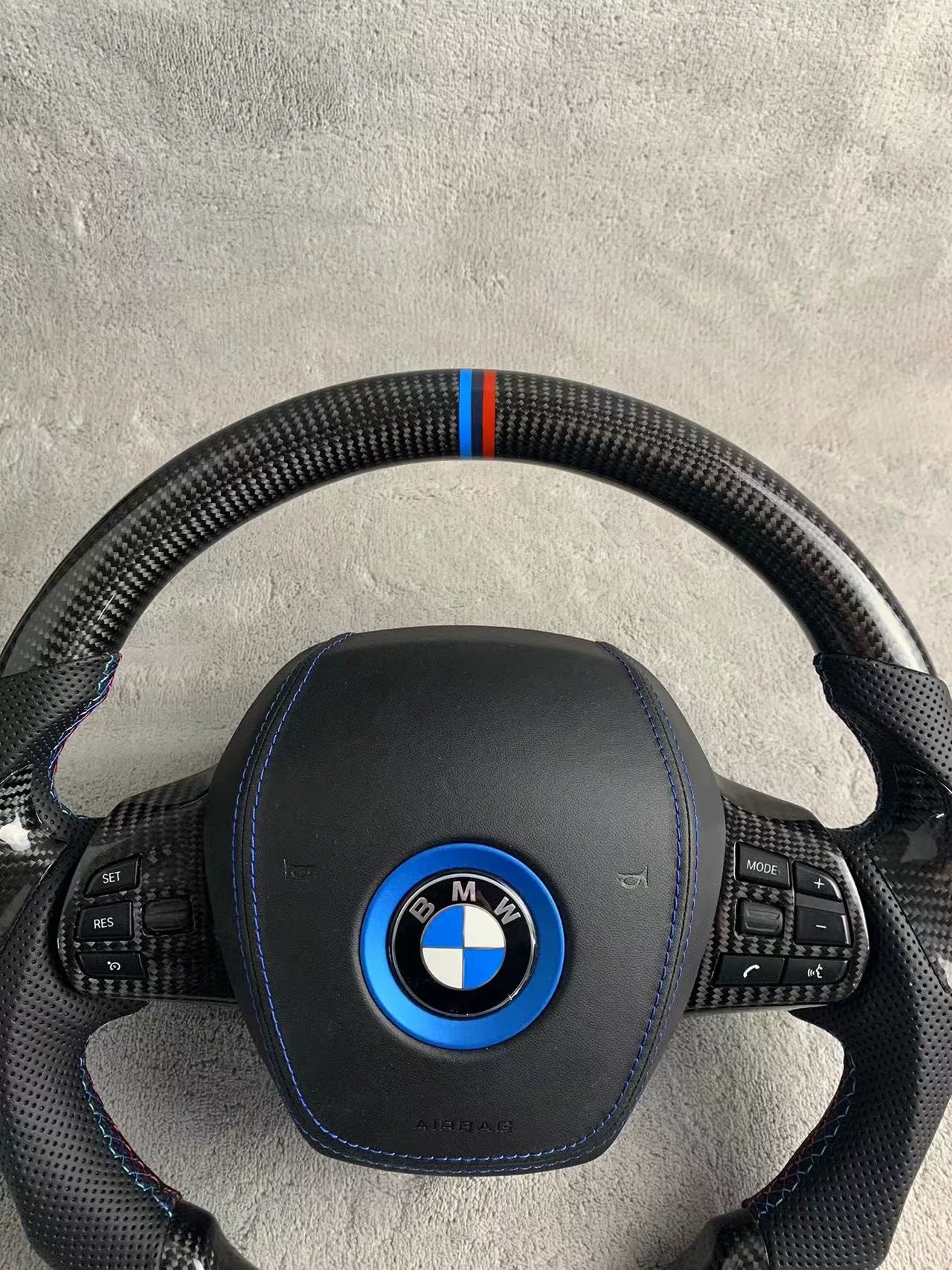 BMW i3 Carbon Fiber Steering Wheel Upgrade