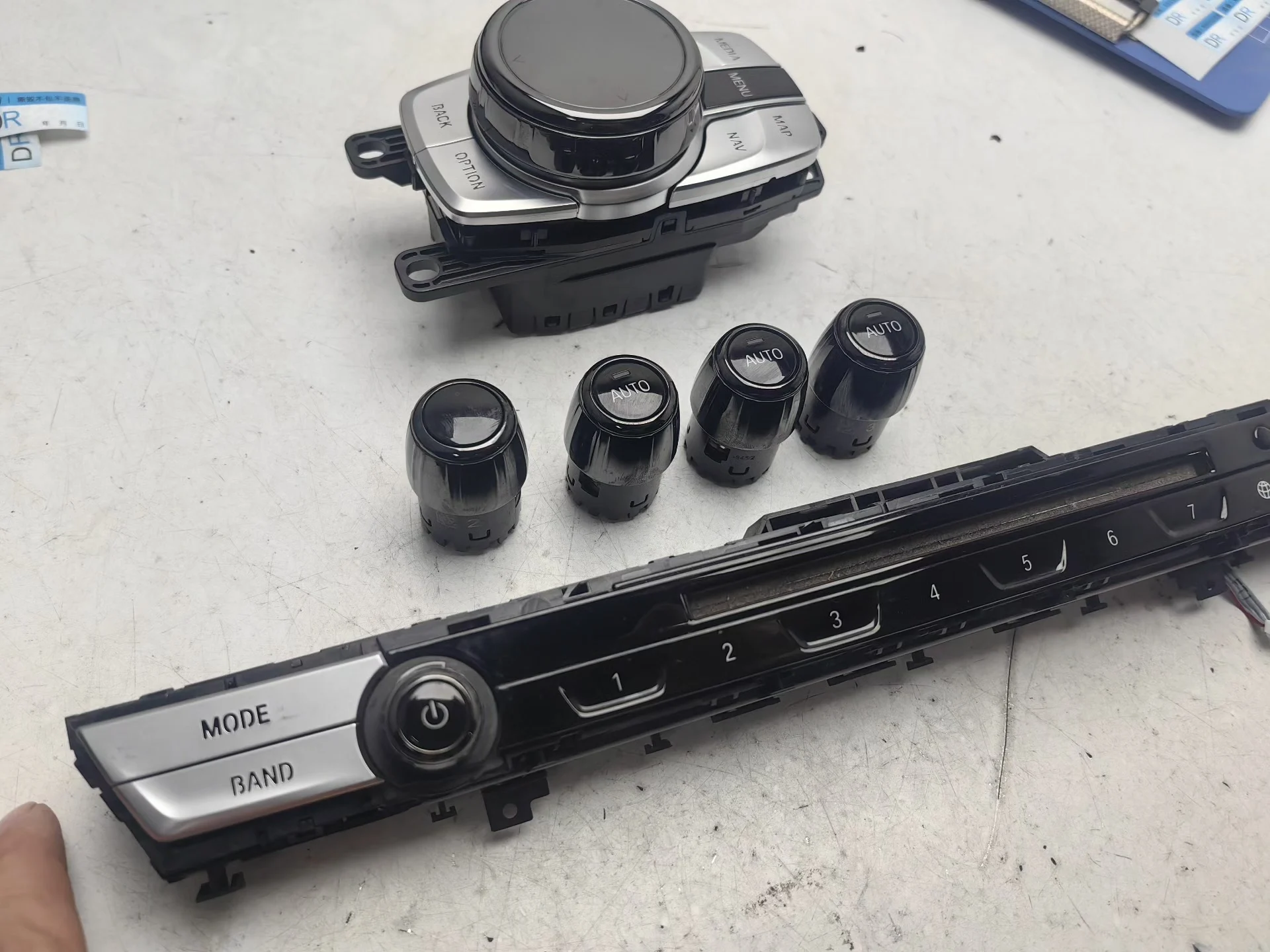Genuine BMW Ceramic Climate Control Panel Buttons & iDrive Knob for G30/G38/G32/G12 Models