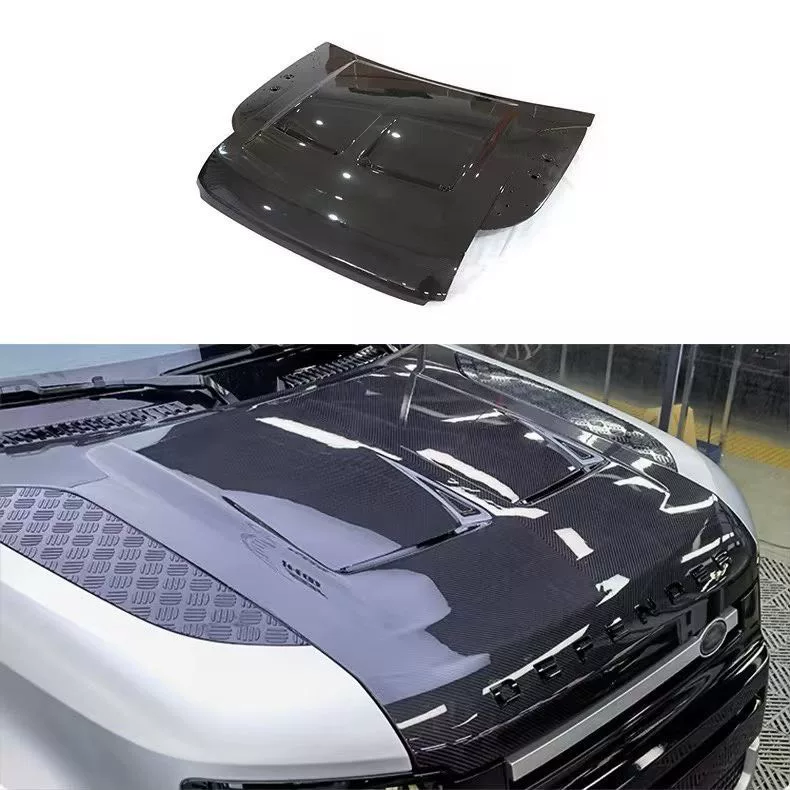 2020–2025 Land Rover Defender Body Kit – Sleek Black Full Exterior Trim Package (Front Bumper, Rear Bumper & Side Skirts)
