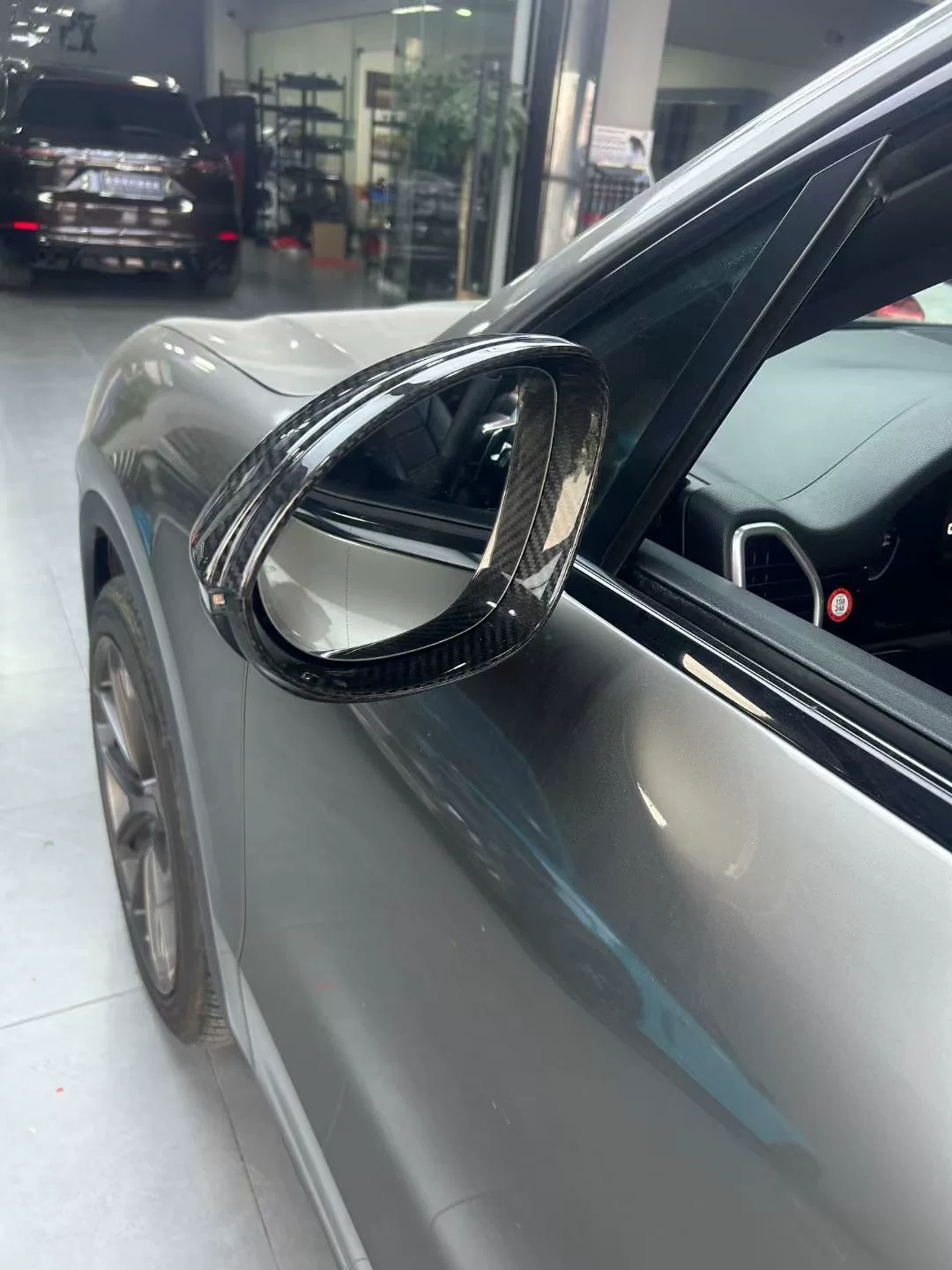 Capas de Espelhos Laterais em Fibra de Carbono para Porsche Cayenne, Panamera, 718, Macan, 992, 911 e Taycan