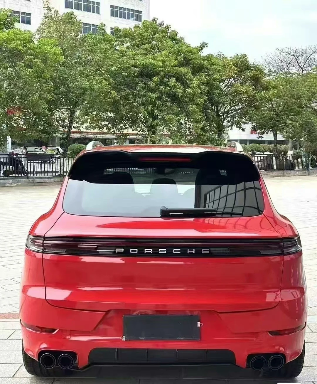 Kit de para-choques traseiros para Porsche Cayenne (2011–2017) com reestilização, compatível com o modelo 2024
