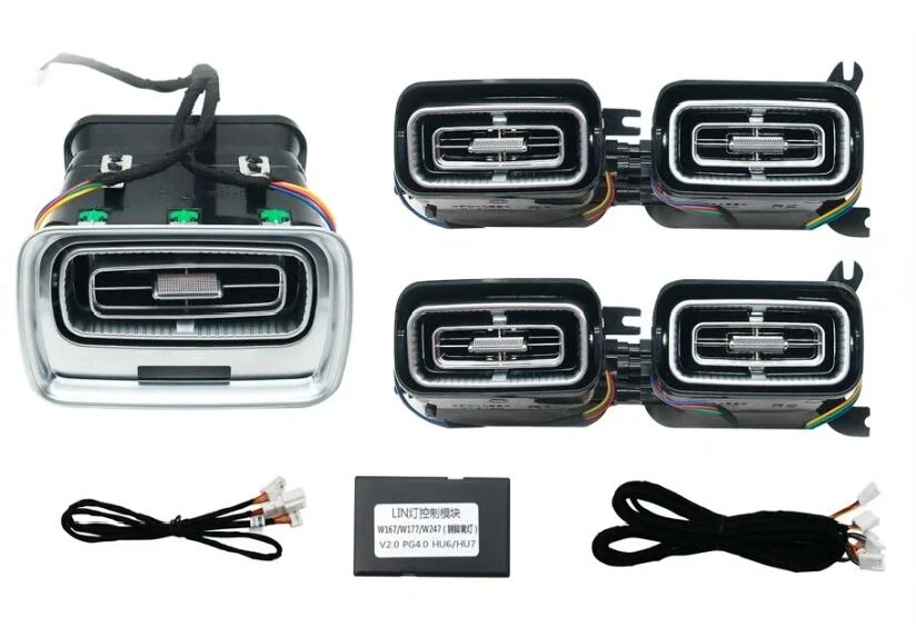 W167 Mercedes-Benz GLE/GLS SUV HVAC Vent Ambient Light Trim Kit