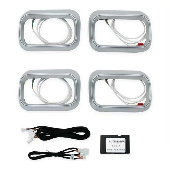 W167 Mercedes-Benz GLE/GLS SUV HVAC Vent Ambient Light Trim Kit