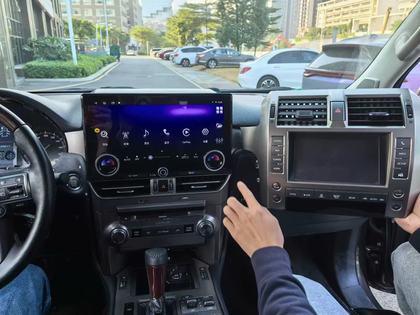 Sistema de infoentretenimiento con pantalla táctil de 12,3" para Lexus GX400 y GX460 (2009–2021)