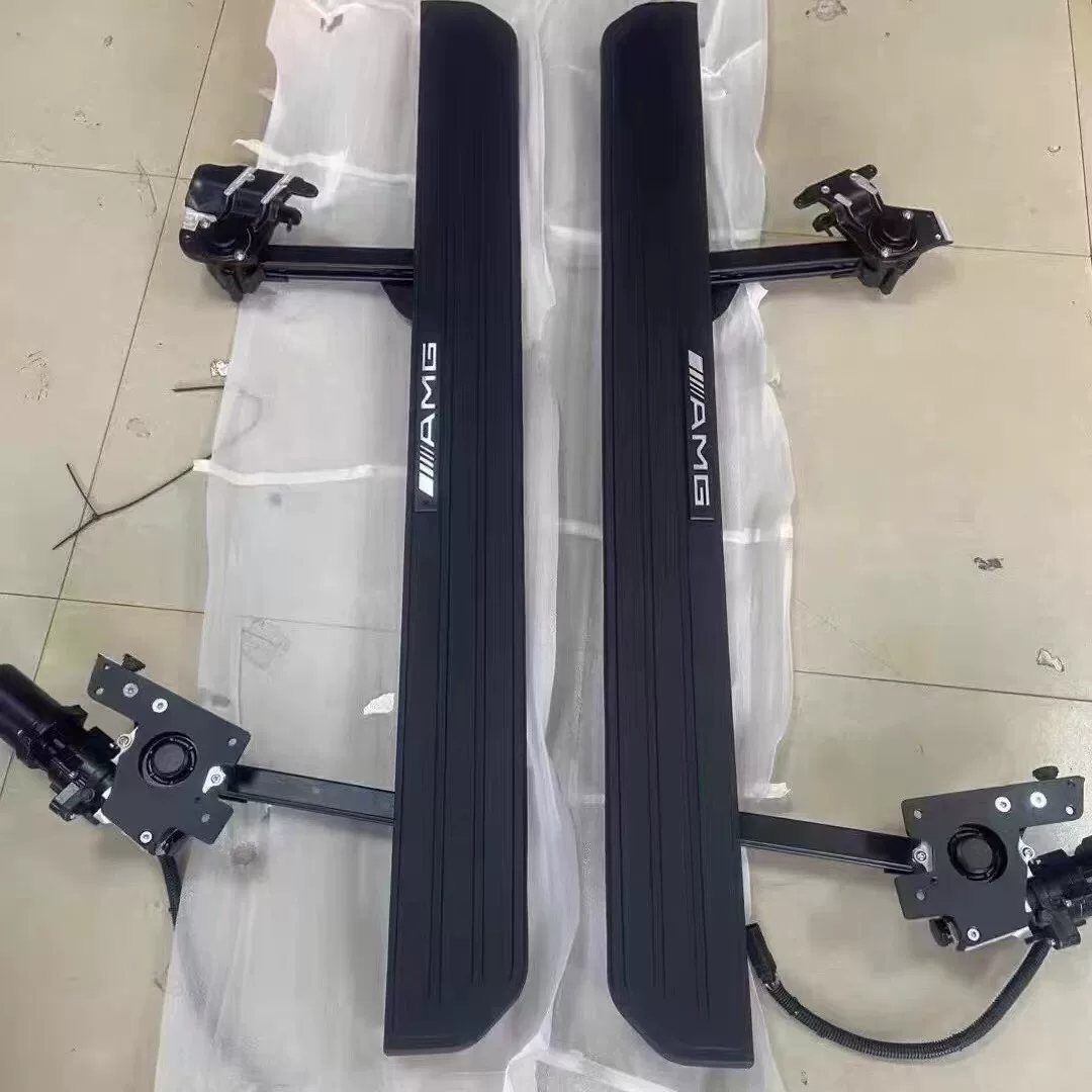 Mercedes-Benz G-Class Power Running Boards with Auto-Folding & Rotating Welcome Light