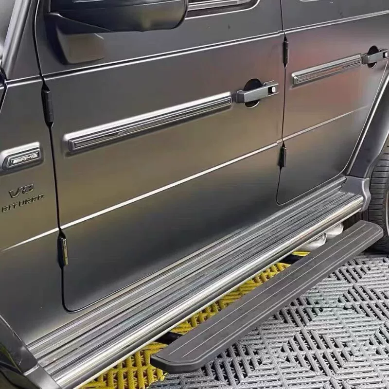 Mercedes-Benz G-Class Power Running Boards with Auto-Folding & Rotating Welcome Light