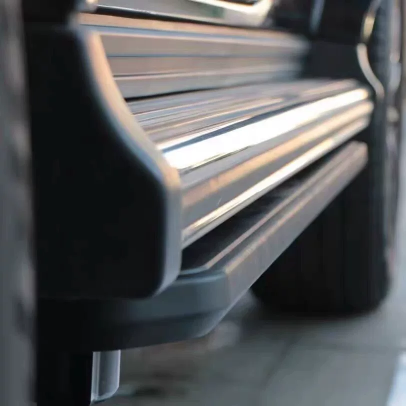 Mercedes-Benz G-Class Power Running Boards with Auto-Folding & Rotating Welcome Light