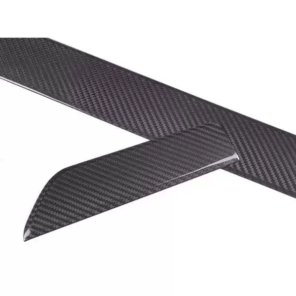 Porsche 911 992 Dry Carbon Fiber Center Console Trim Strips (Carbon Fiber Pattern, 2 Pieces)