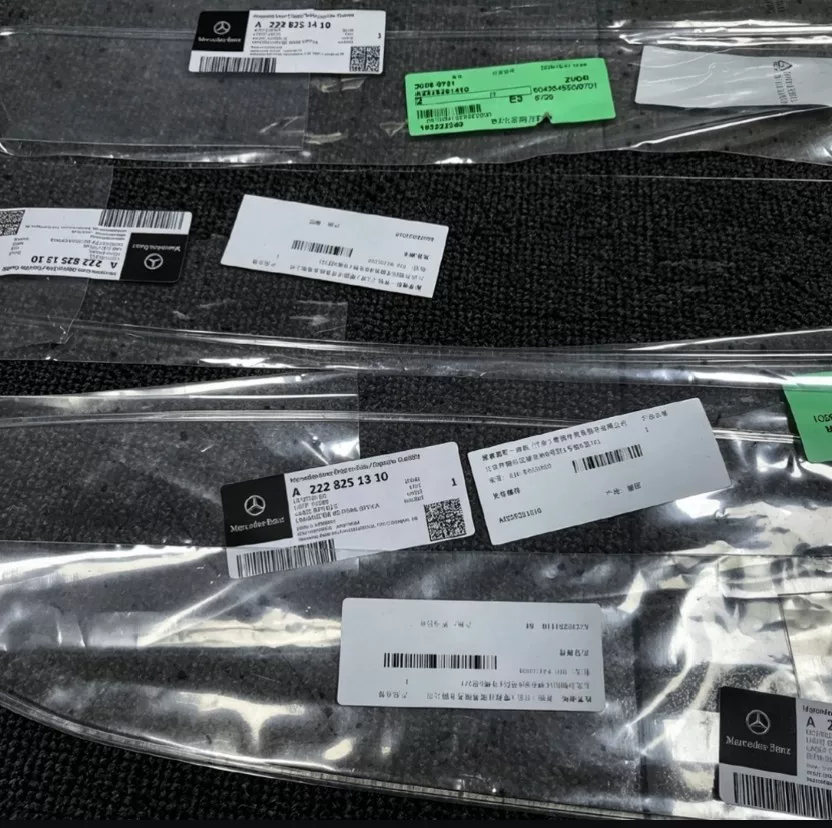 Luz ambiental auténtica de Mercedes-Benz W222 para Clase S y Maybach — Kit de tira guía de luz para reparar la iluminación interior tenue, averiada o decolorada