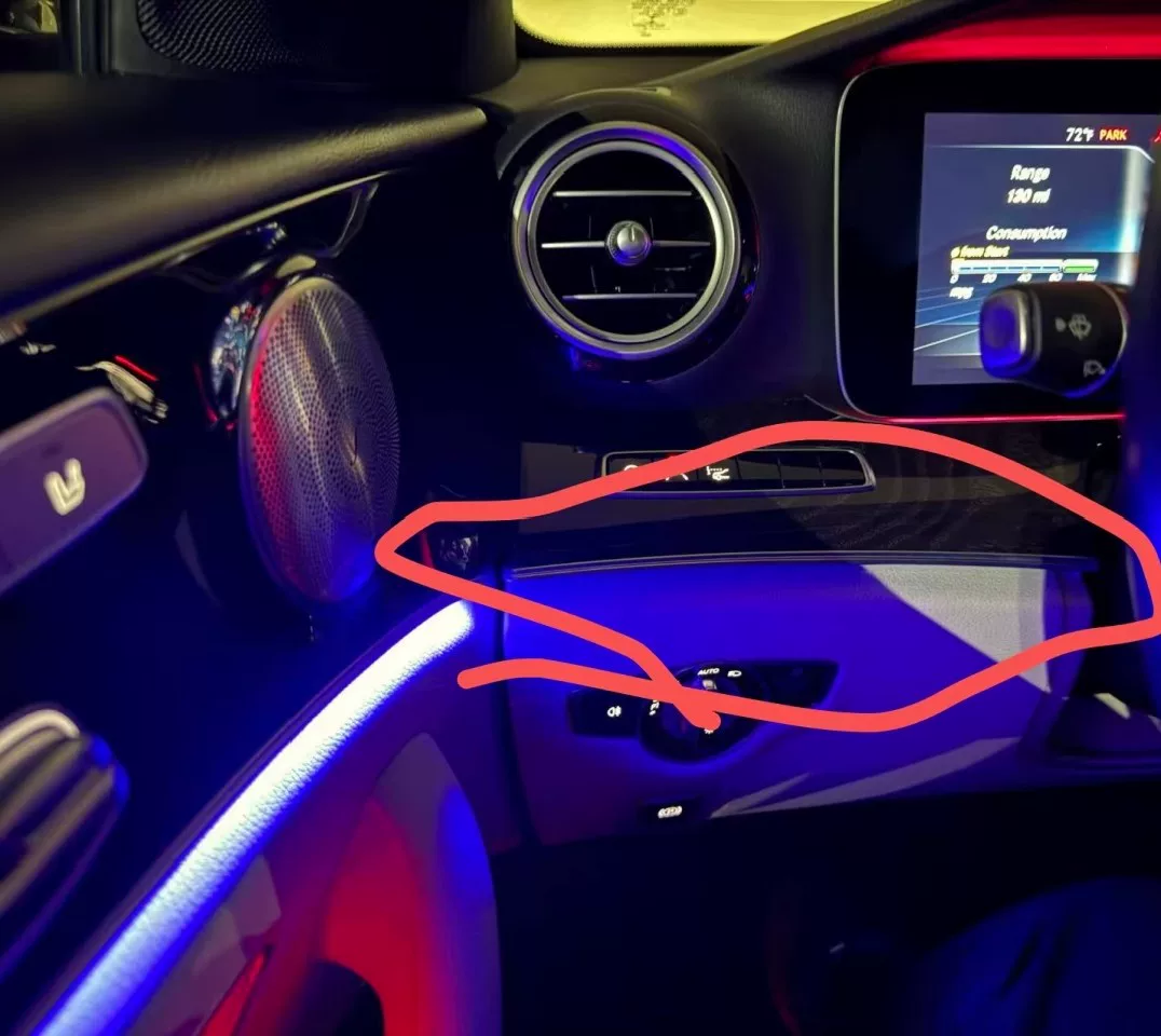 Luz ambiental auténtica de Mercedes-Benz W222 para Clase S y Maybach — Kit de tira guía de luz para reparar la iluminación interior tenue, averiada o decolorada