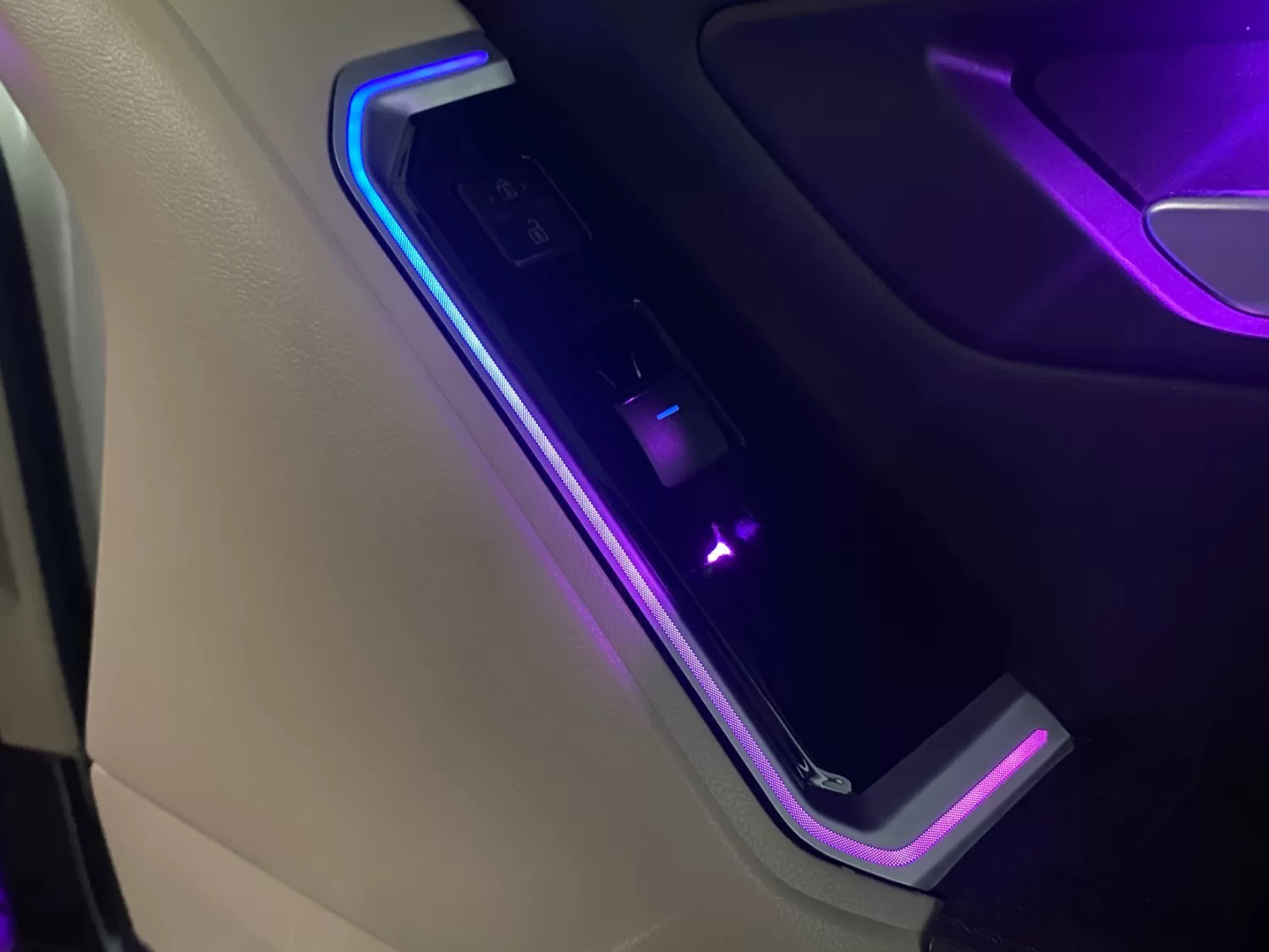 Toyota Land Cruiser LC300 Interior Ambient Lighting Kit with Bluetooth APP Control