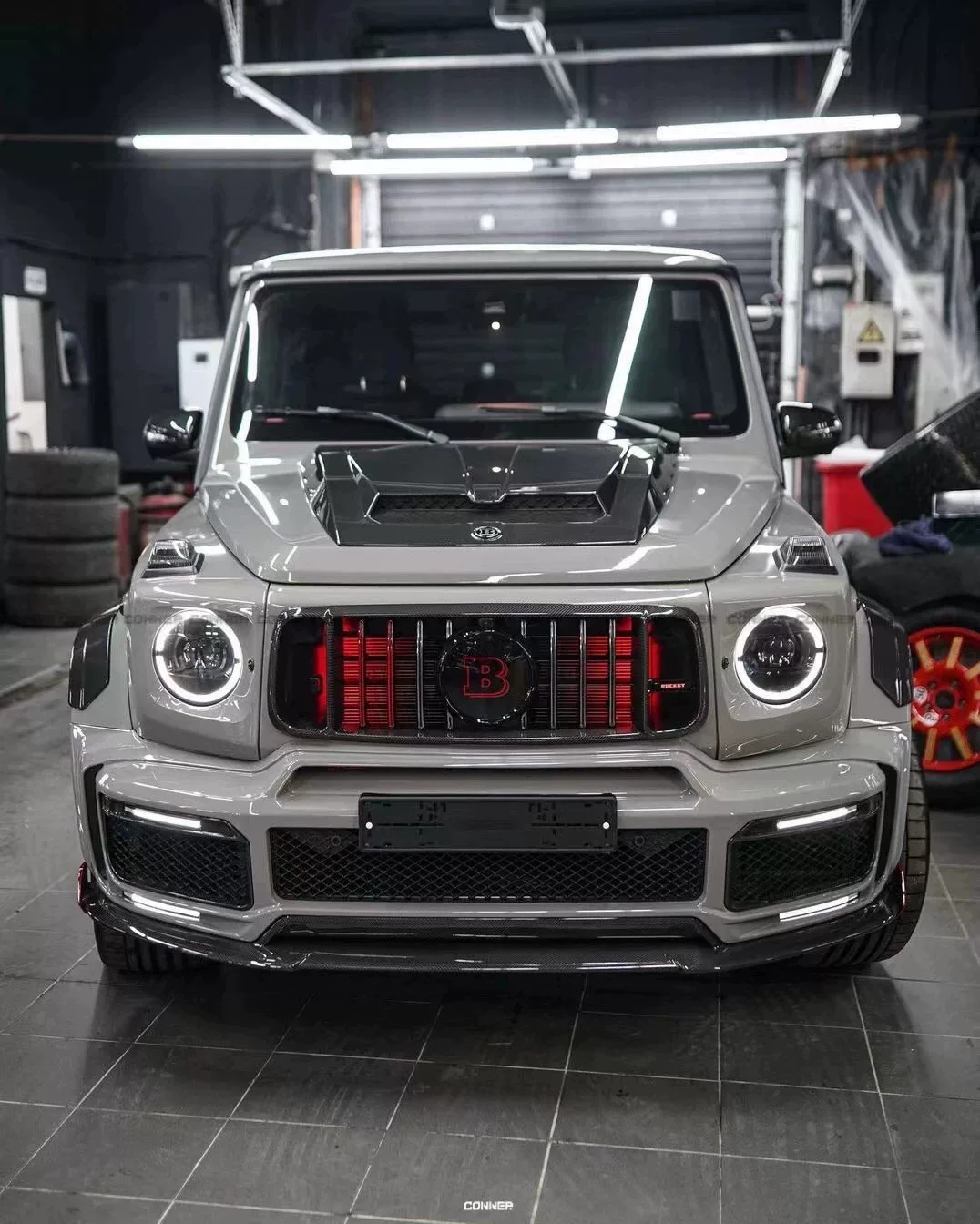 Red LED Grille Light Strip for Custom Front Grille Illumination