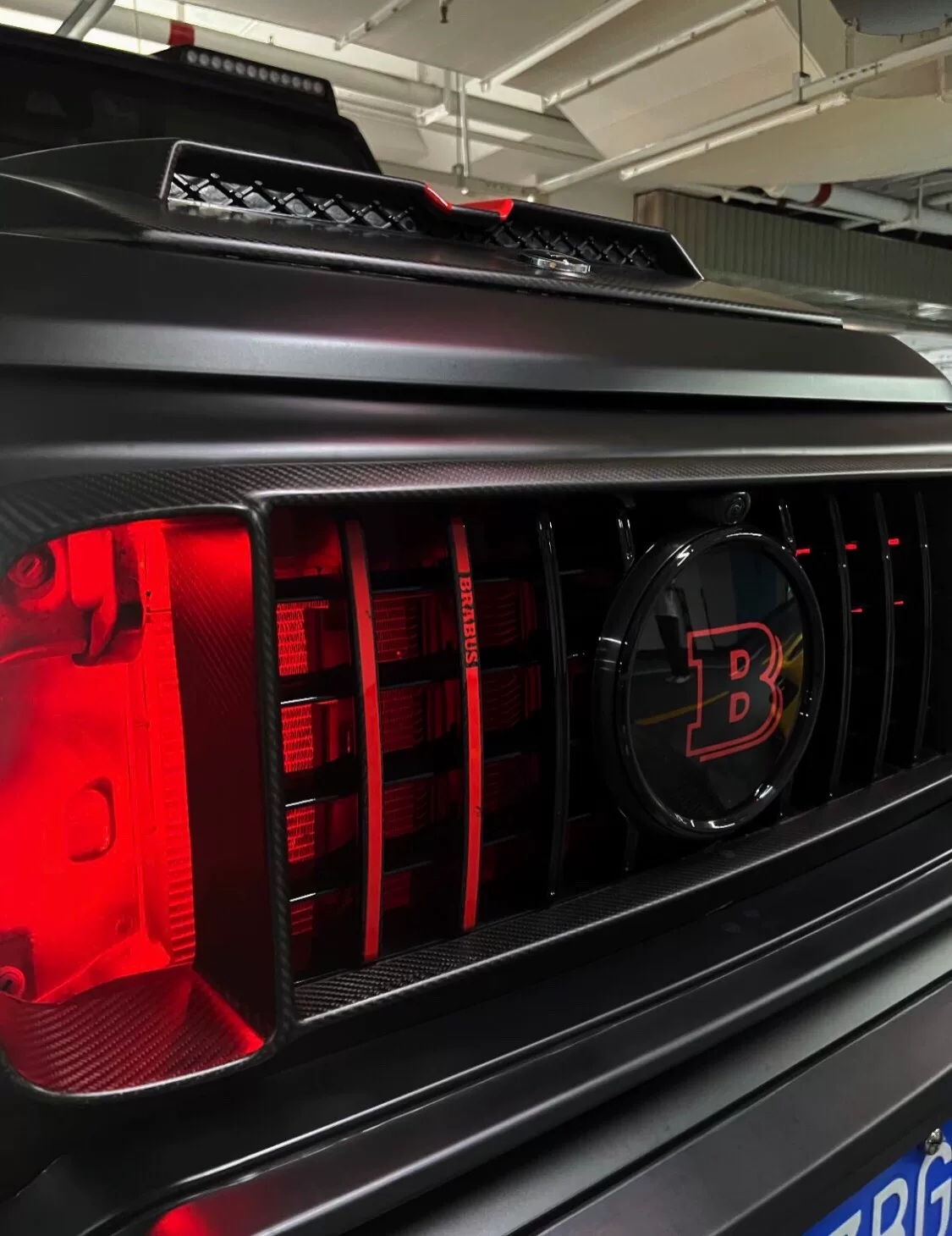 Red LED Grille Light Strip for Custom Front Grille Illumination