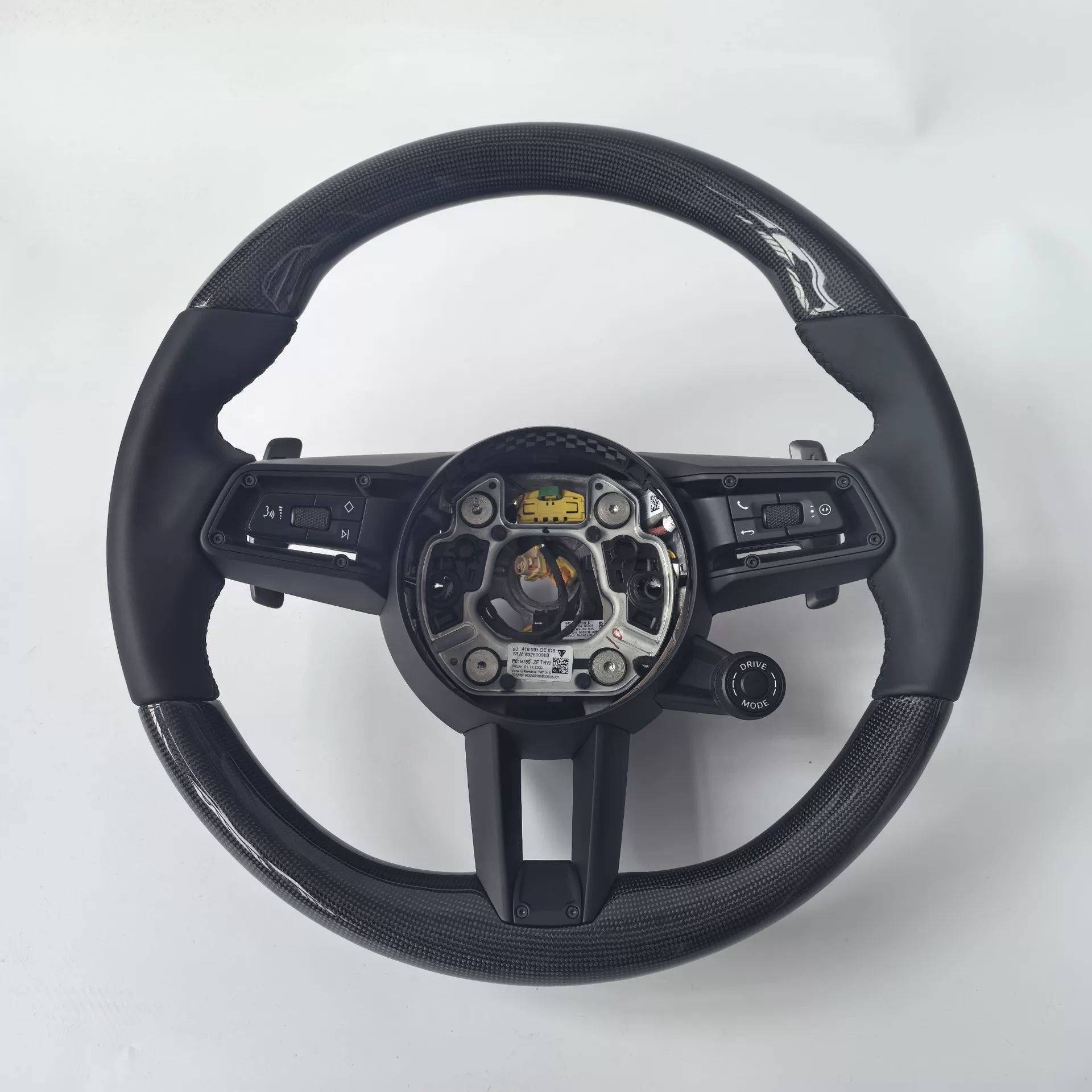Porsche 992 / Cayenne (2024+) / Panamera Estrutura de Volante em Fibra de Carbono