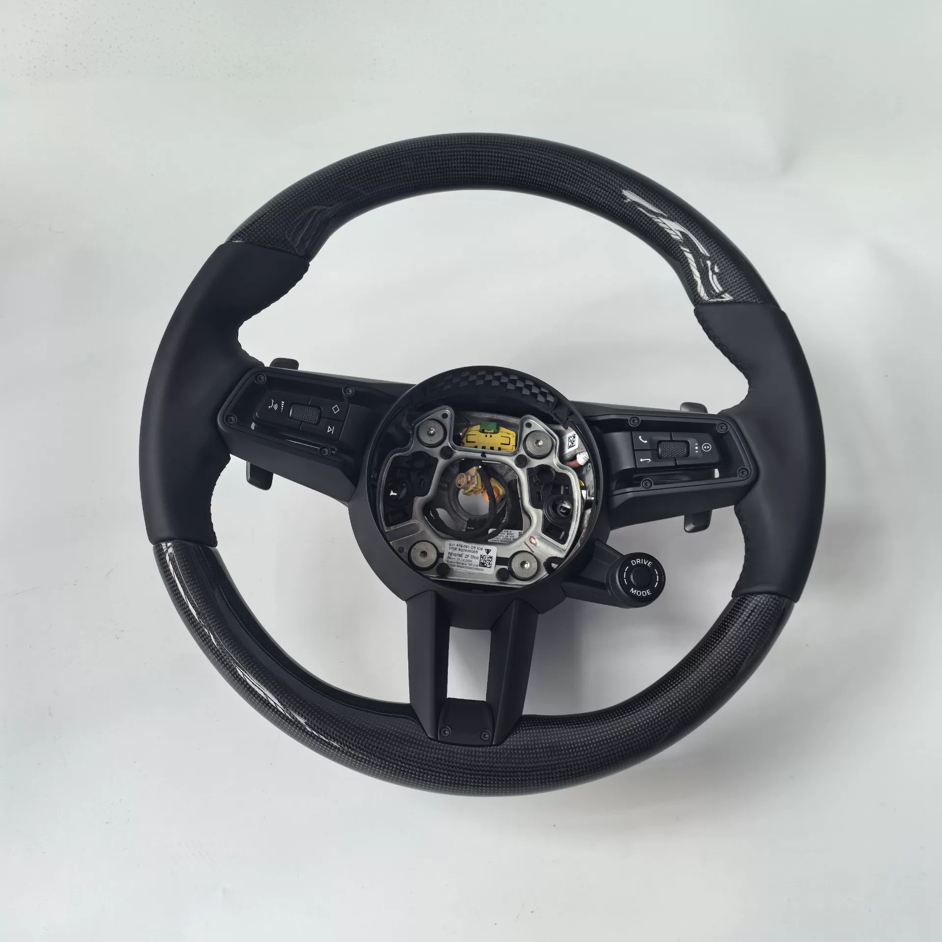 Porsche 992 / Cayenne (2024+) / Panamera Estrutura de Volante em Fibra de Carbono
