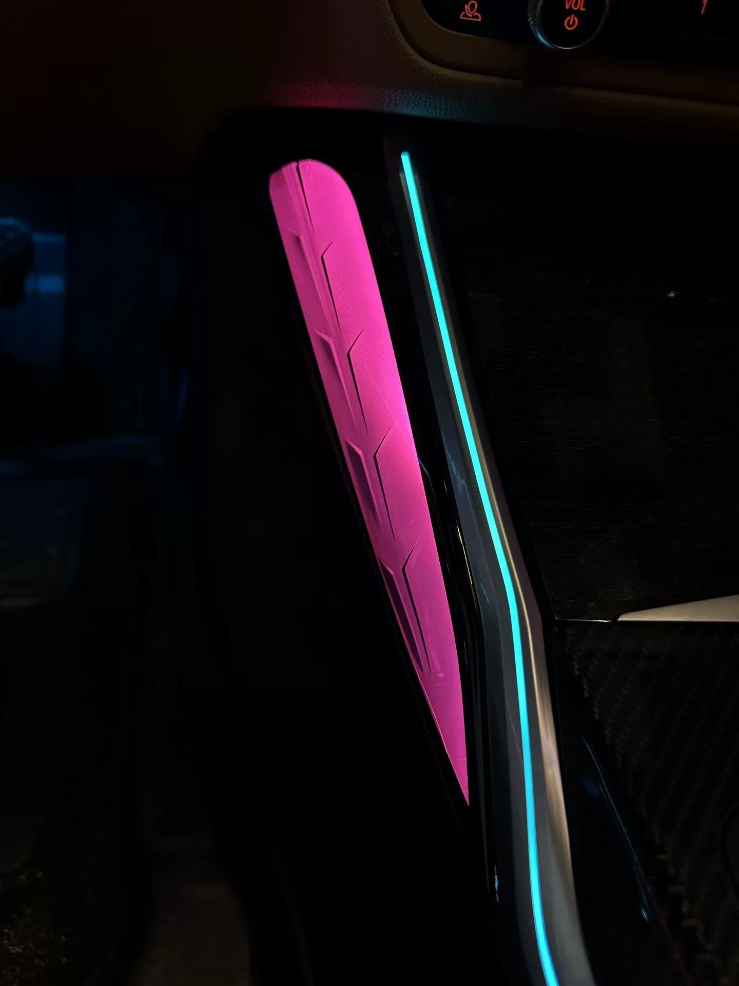 BMW 2/3/4 Series & i3/i4 Crystal Saddle Light Ambient Lighting Kit with Sound-Activated RGB Sync