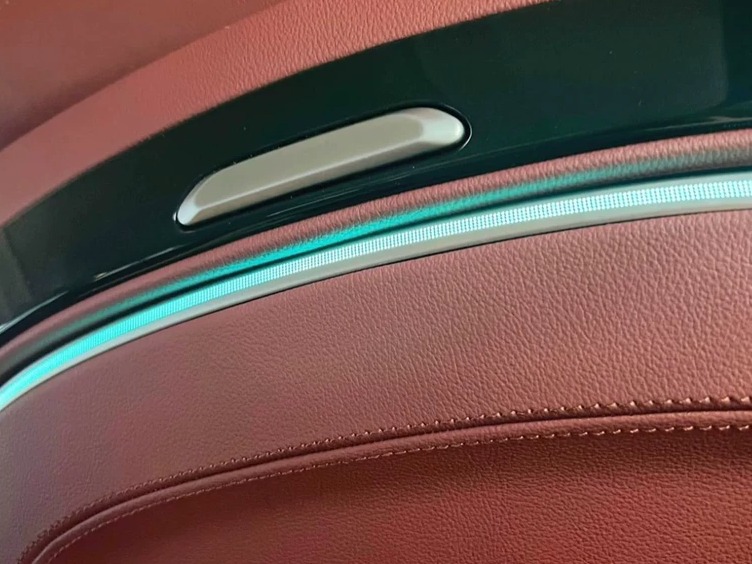 BMW X5 Rear Electric Foldable Backseat Tray Table with Wireless Charging & Ambient Lighting