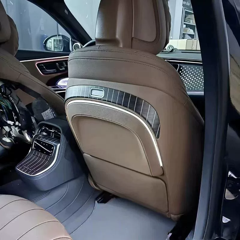 Mercedes-Benz E-Class W214 Rear Seat Folding Table with Wireless Charging & Ambient Lighting