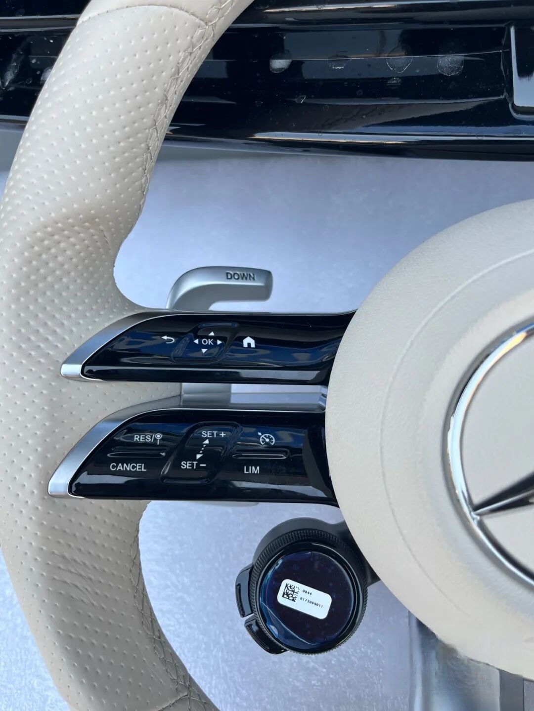 Perforated leather and paddle shifters