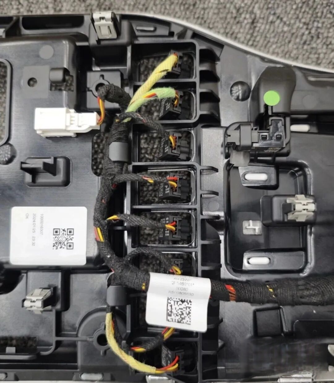 Close-up of OEM panel surface and edge finish