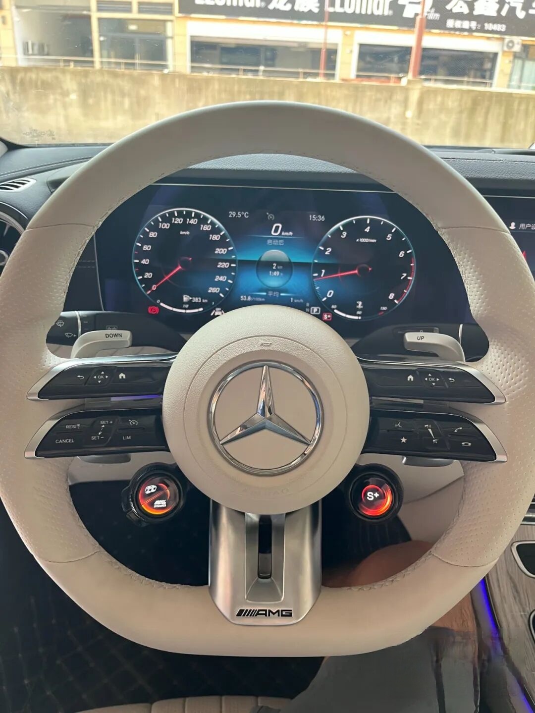 All buttons lit and responsive