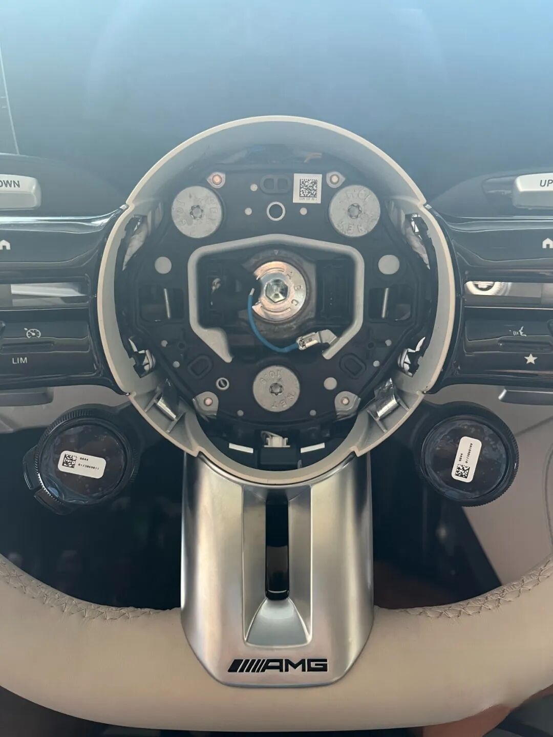 Pedal assembly detached