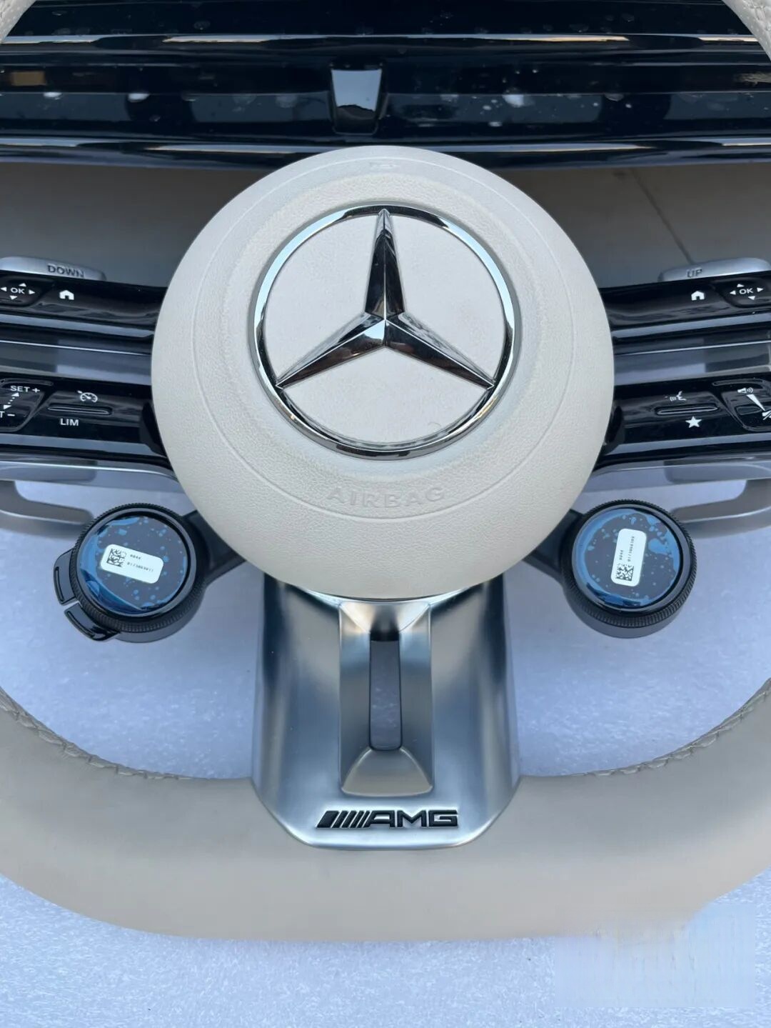 Upgrading a 2022 Mercedes-Benz CLS with an AMG Performance Steering Wheel