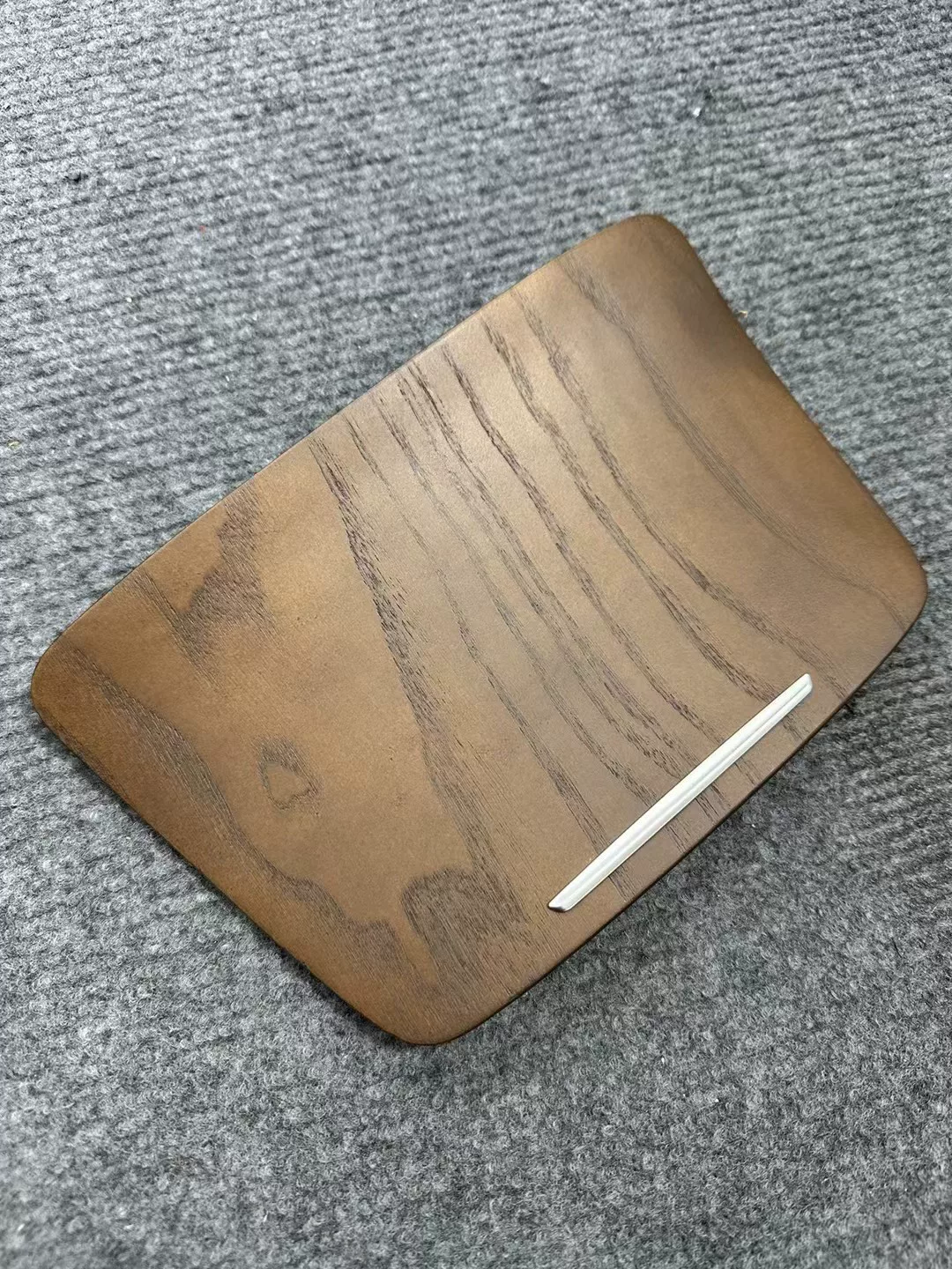 Mercedes-Benz E-Class W213 Zitan Wood Interior Modification Parts - Brown Solid Wood Center Console and Instrument Panel Kit