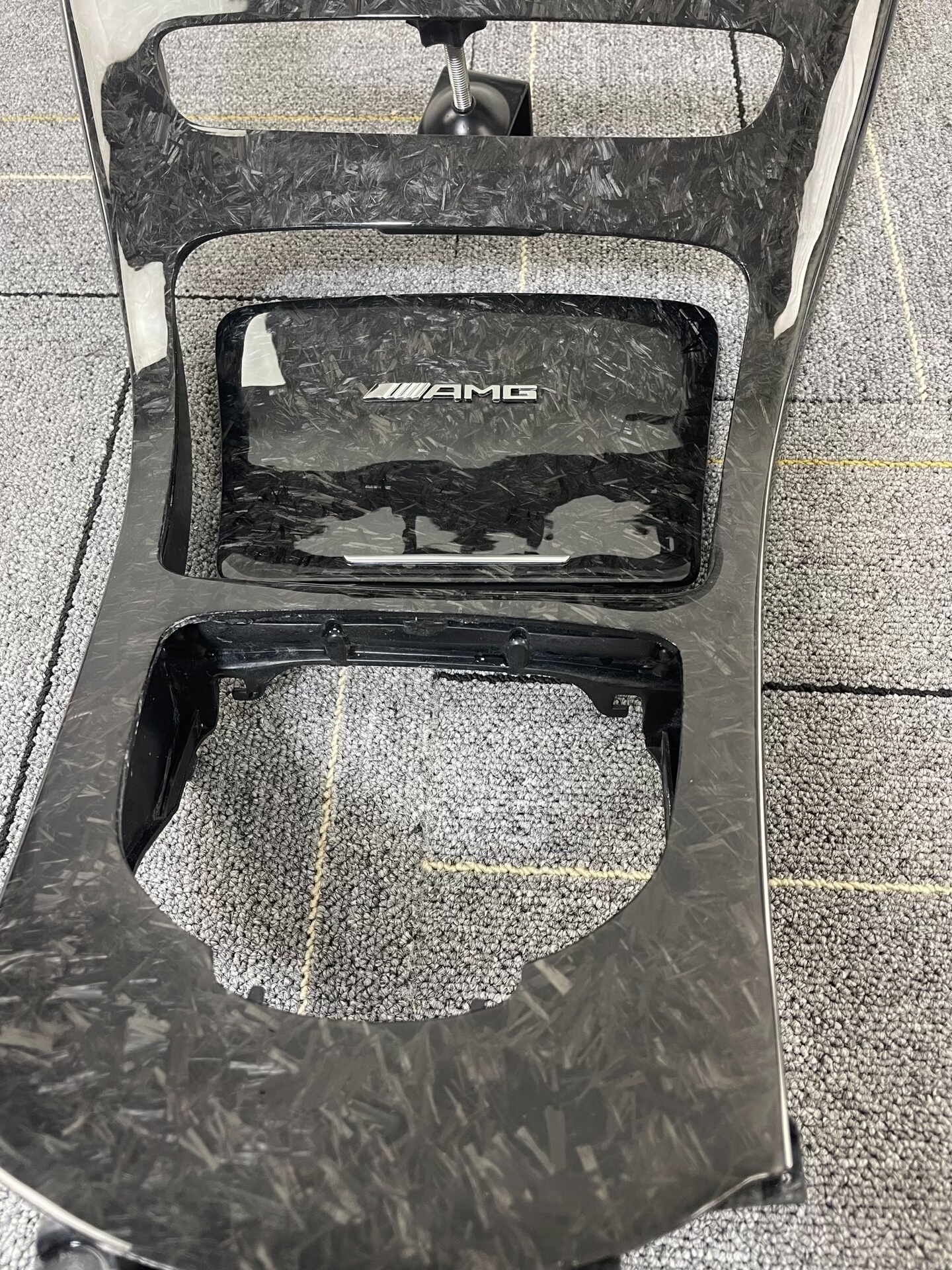 Mercedes-Benz C-Class W205 Center Console Modification Forged Random Pattern