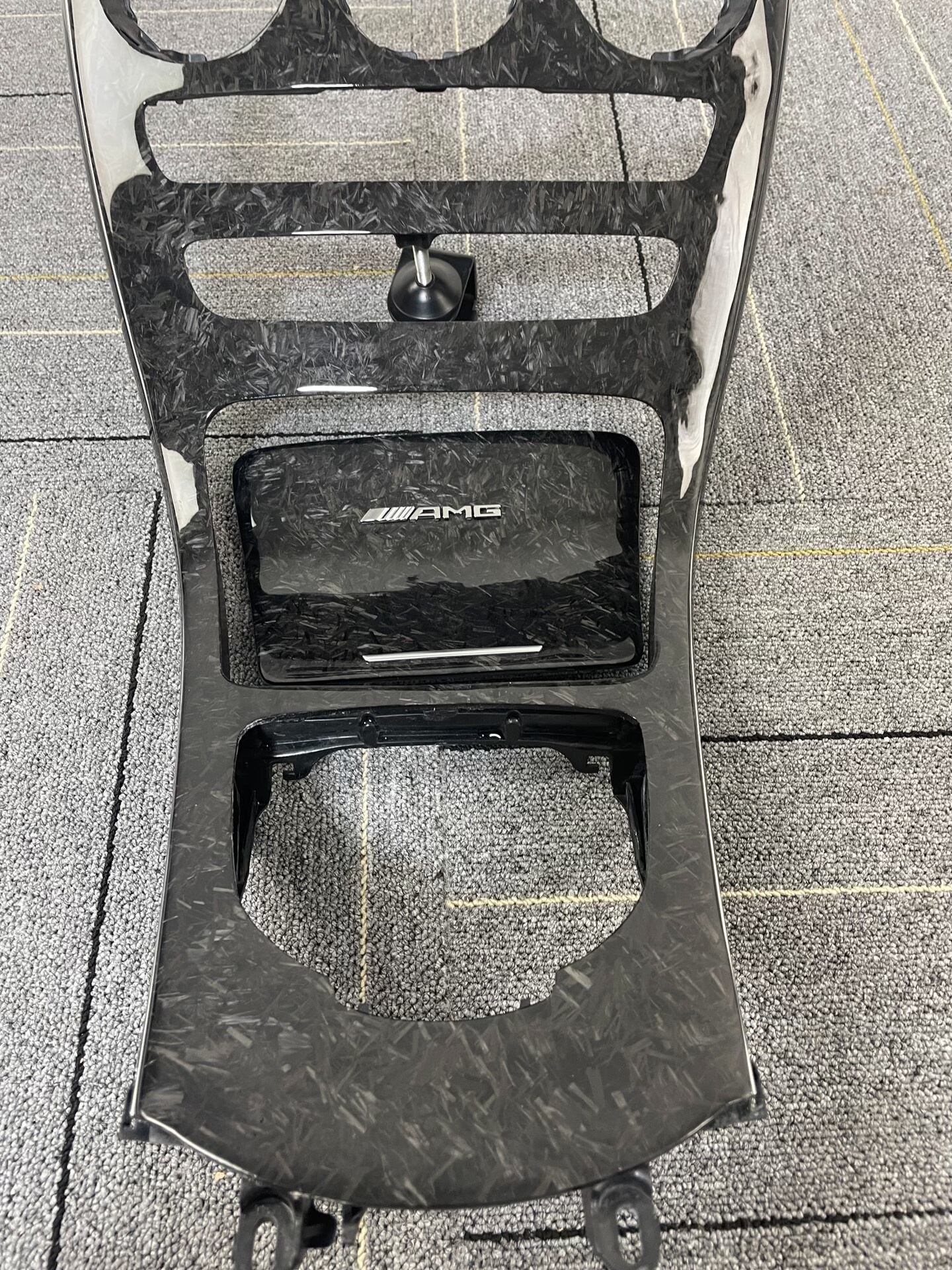 Mercedes-Benz C-Class W205 Center Console Modification Forged Random Pattern