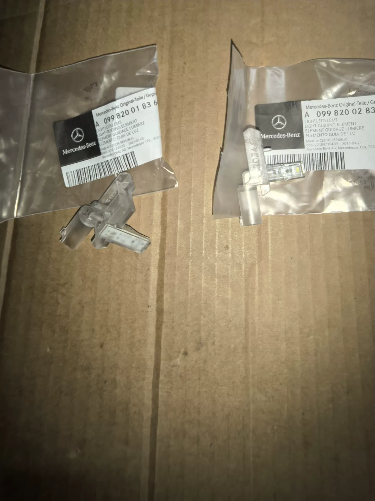Mercedes-Benz Keyless Interior Door Handle Light