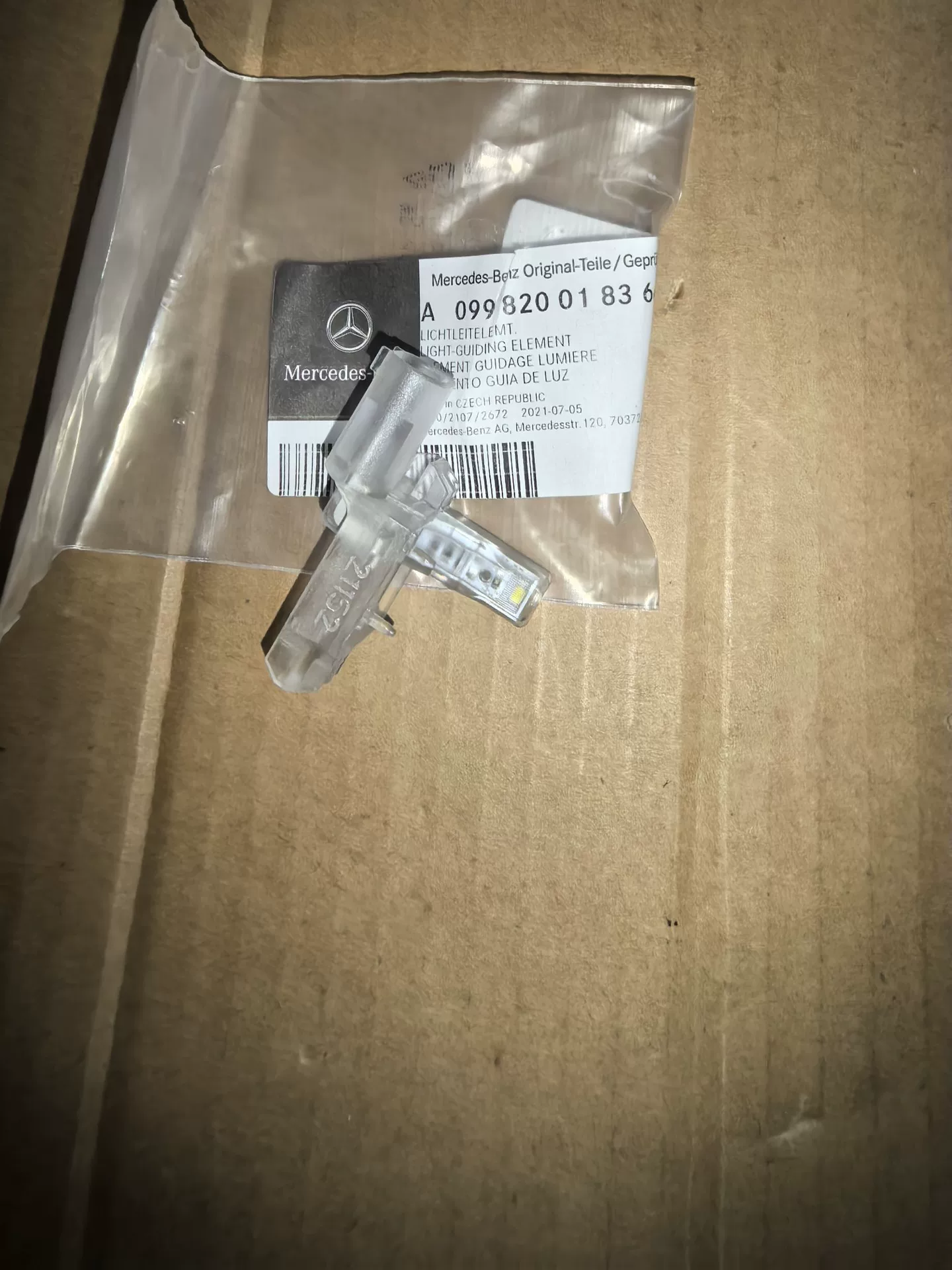 Mercedes-Benz Keyless Interior Door Handle Light