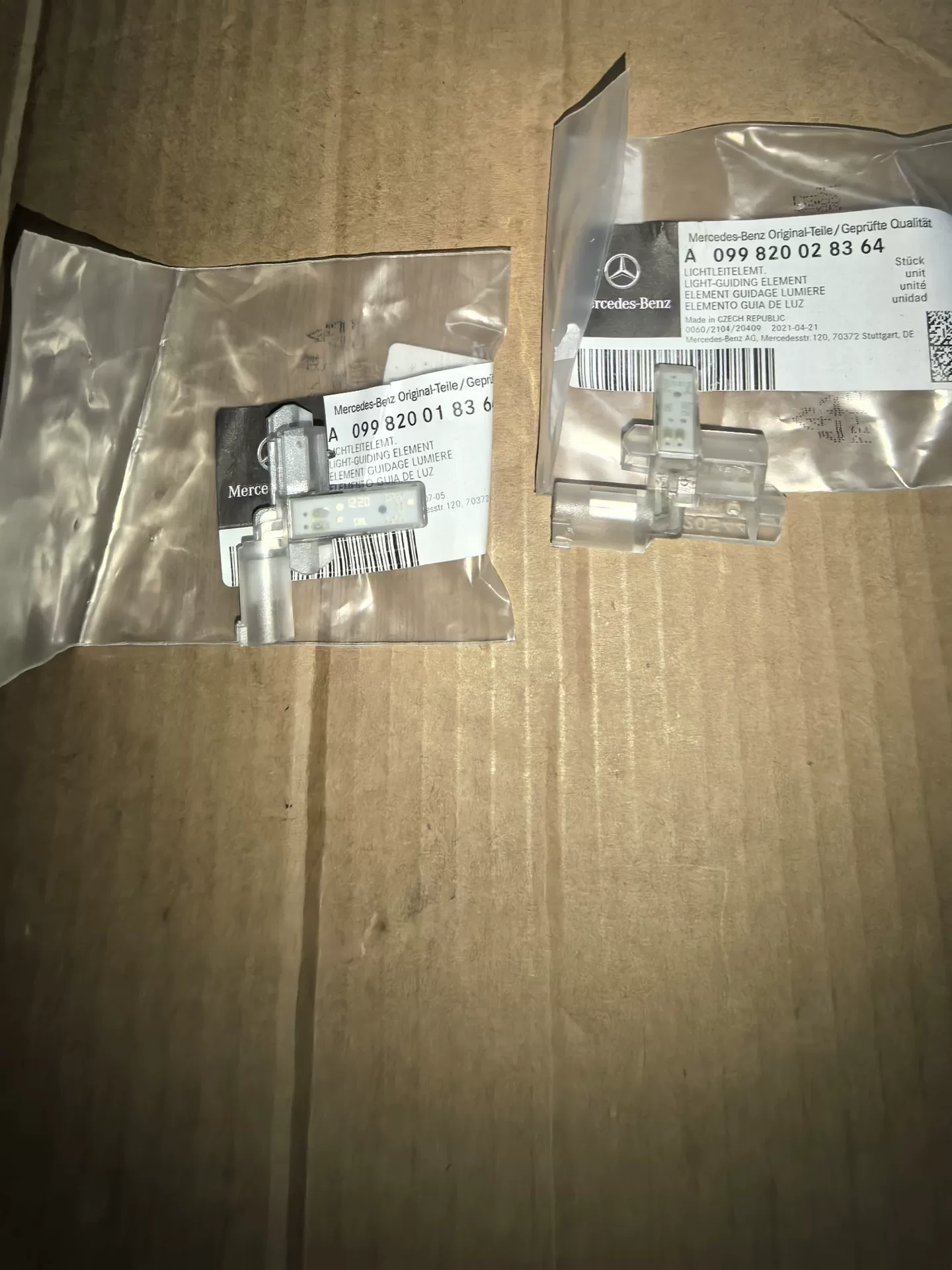 Mercedes-Benz Keyless Interior Door Handle Light