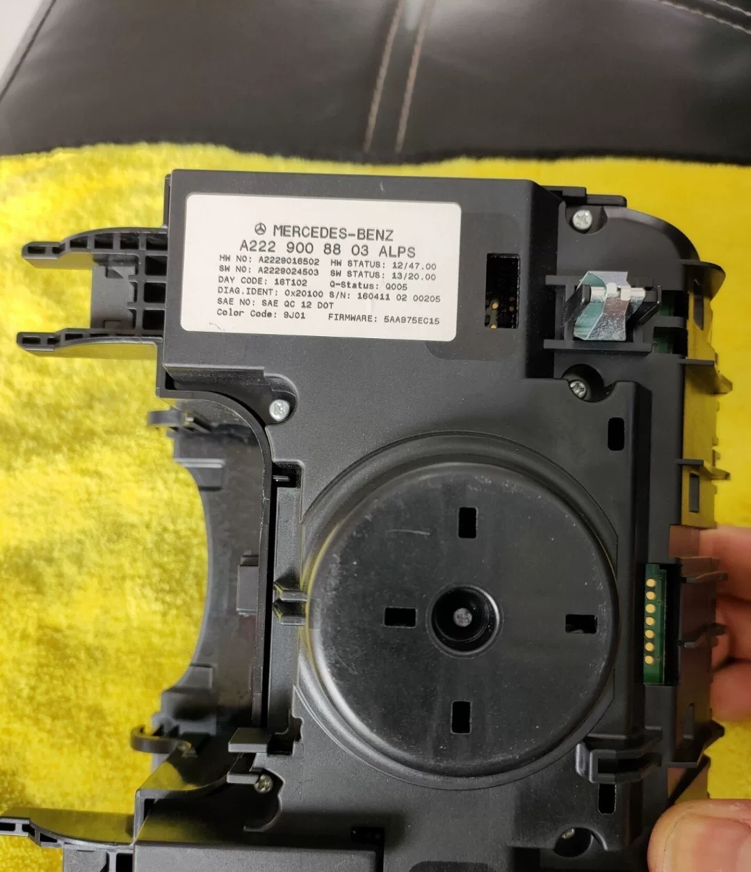 Mercedes-Benz S-Class W222 Multimedia Control Mouse Knob Switch