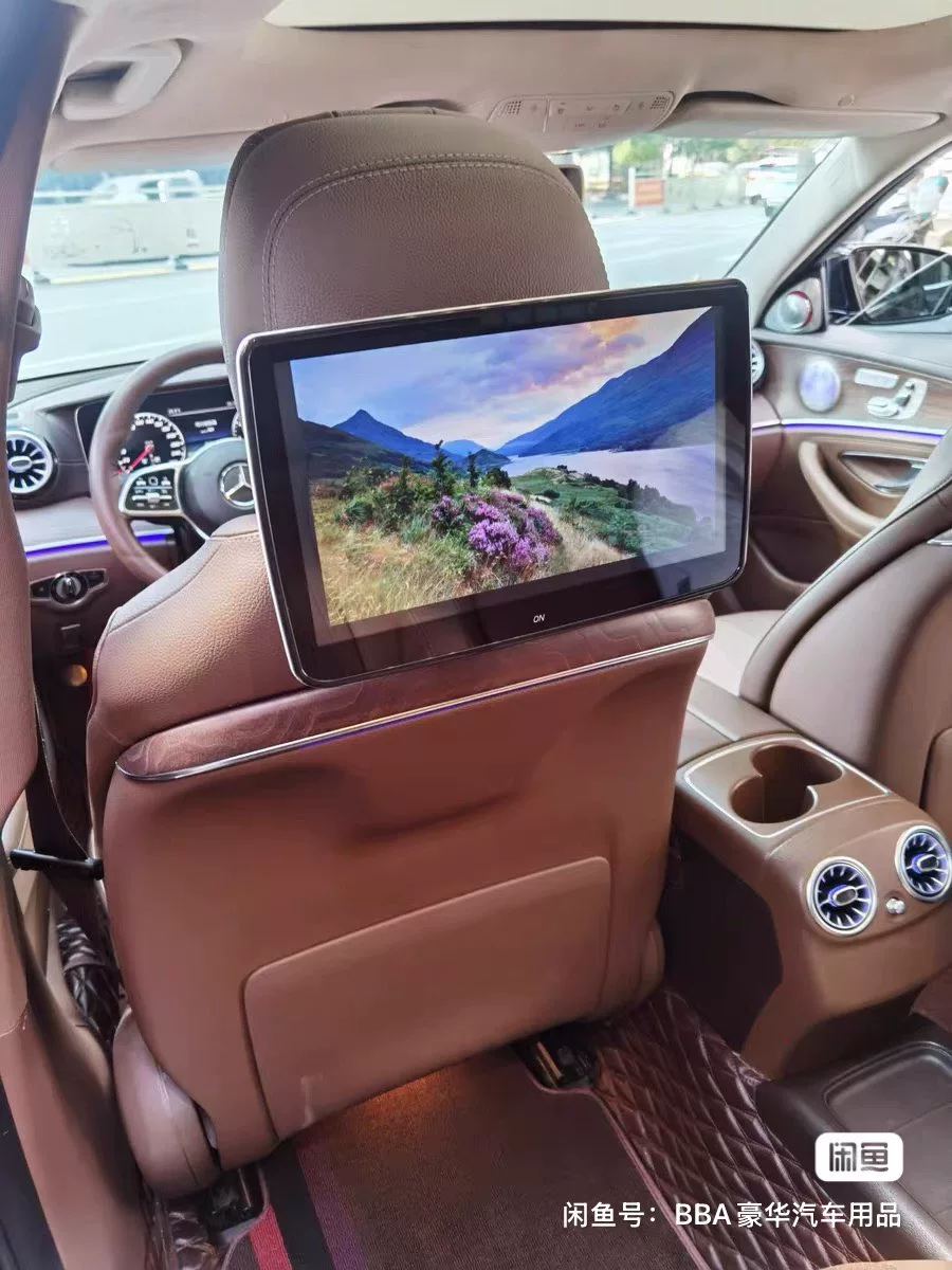Mercedes-Benz E300 Rear-Seat Entertainment System: 11.6-inch 4G + WiFi Dual-Screen Kit, 3+32GB, Brand-New and Unused